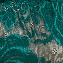 Hurricane Lace Square Neck Tie Front Bralette, BOTANICAL GARDEN, swatch