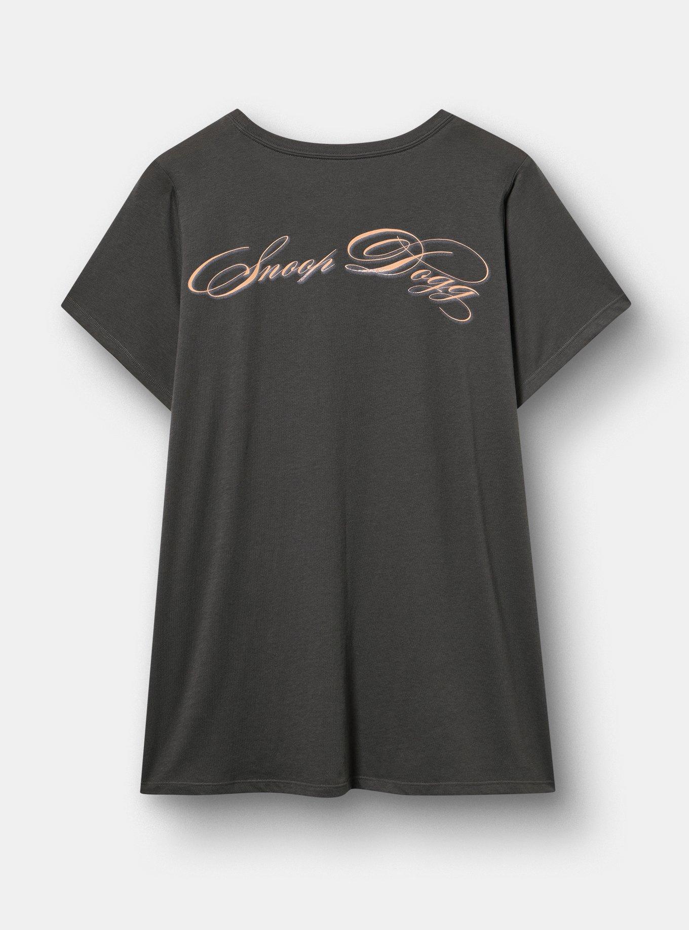 Snoop Dogg Classic Cotton Crew Tee, VINTAGE BLACK, alternate