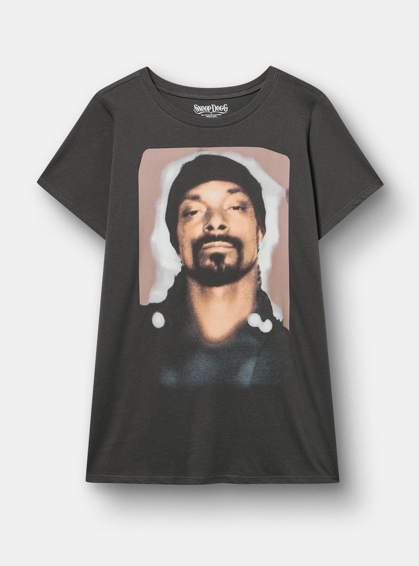 Snoop Dogg Classic Cotton Crew Tee, VINTAGE BLACK, hi-res