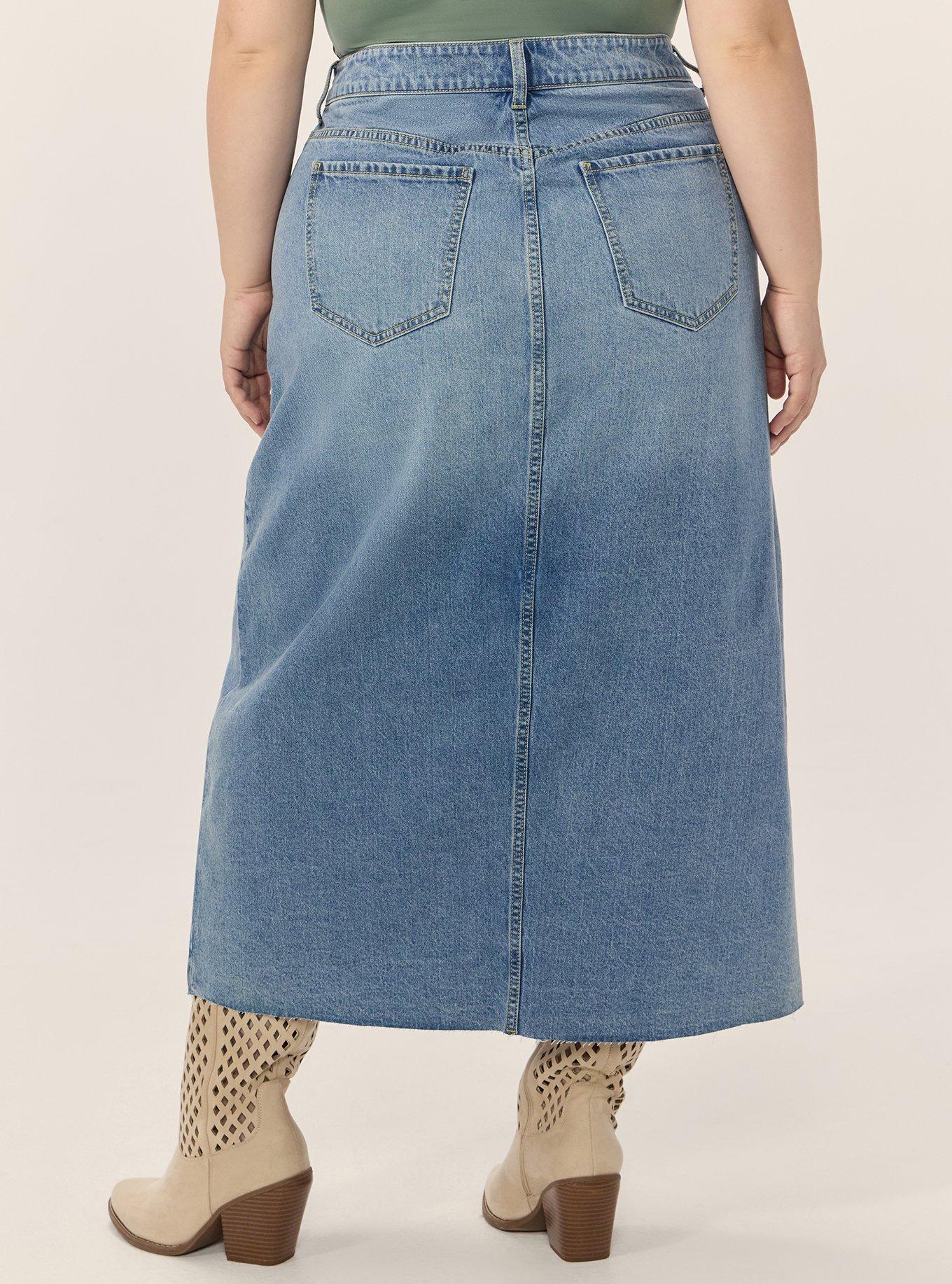 Festi Denim Maxi Skirt, BRITTLEBUSH, alternate