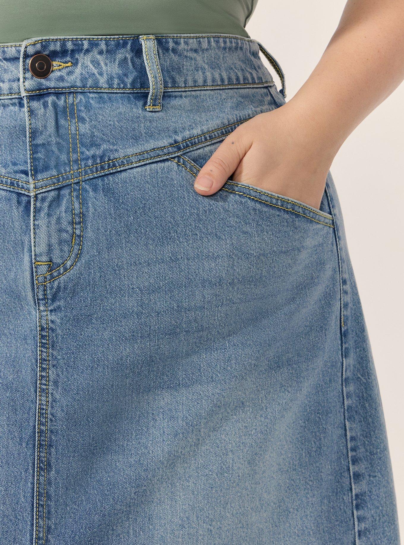 Festi Denim Maxi Skirt, BRITTLEBUSH, alternate