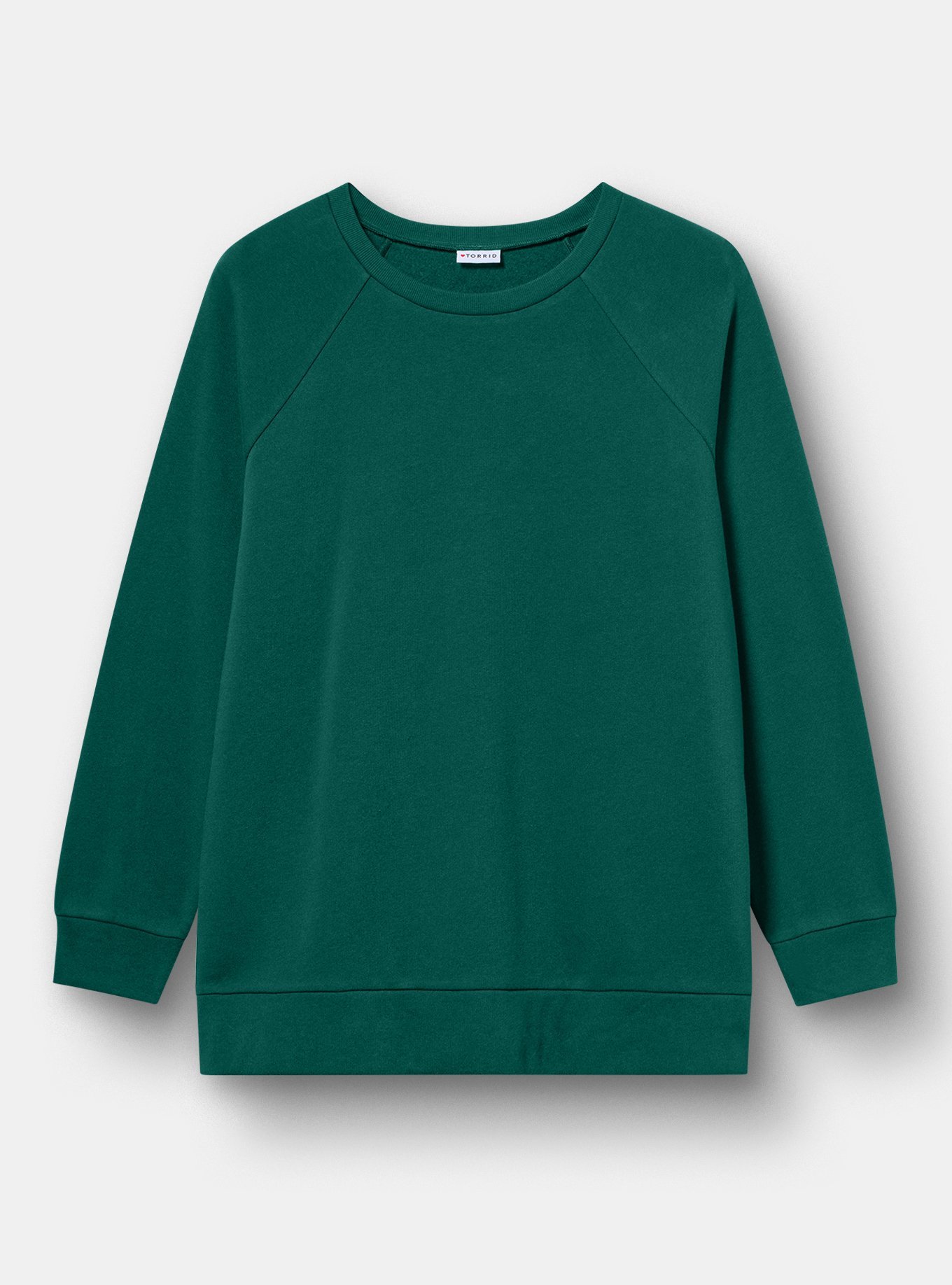 Plus Size TRU Super Soft Fleece Tunic Sweatshirt, BOTANICAL GARDEN, flat