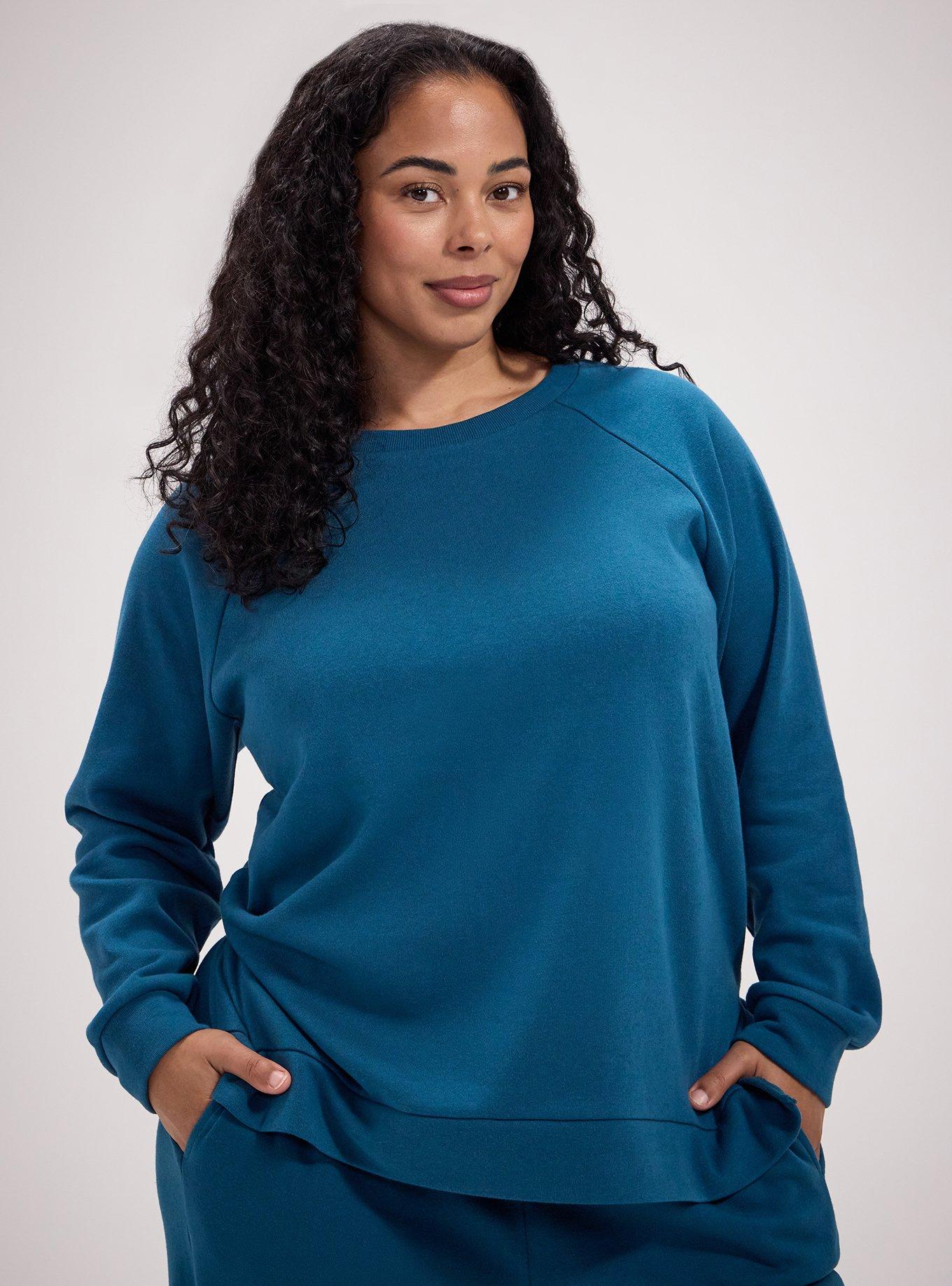 TRU Super Soft Fleece Tunic Sweatshirt, LEGION BLUE, hi-res