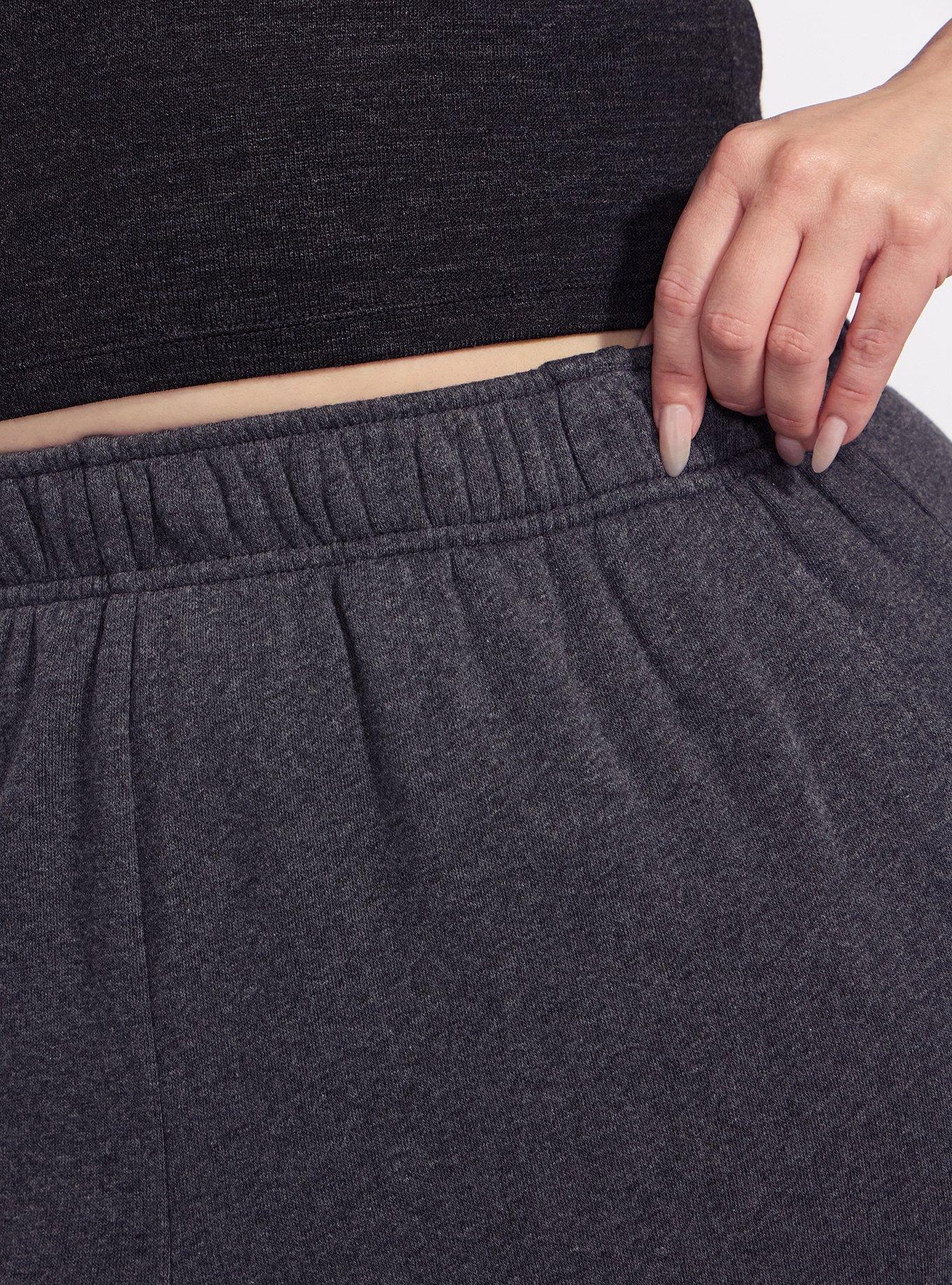 TRU Super Soft Fleece Active Barrel Pant, CHARCOAL HEATHER, alternate