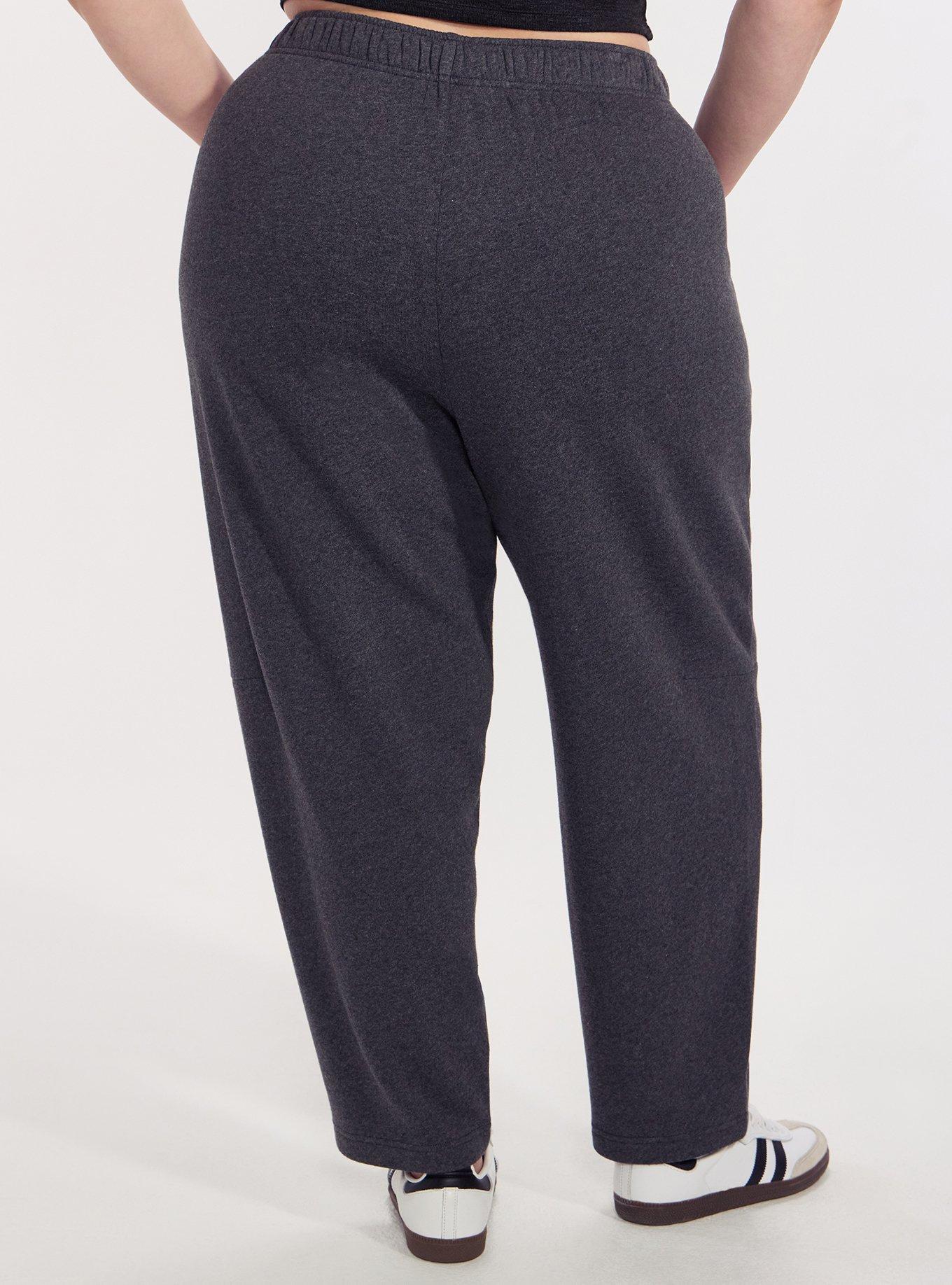 TRU Super Soft Fleece Active Barrel Pant, CHARCOAL HEATHER, alternate