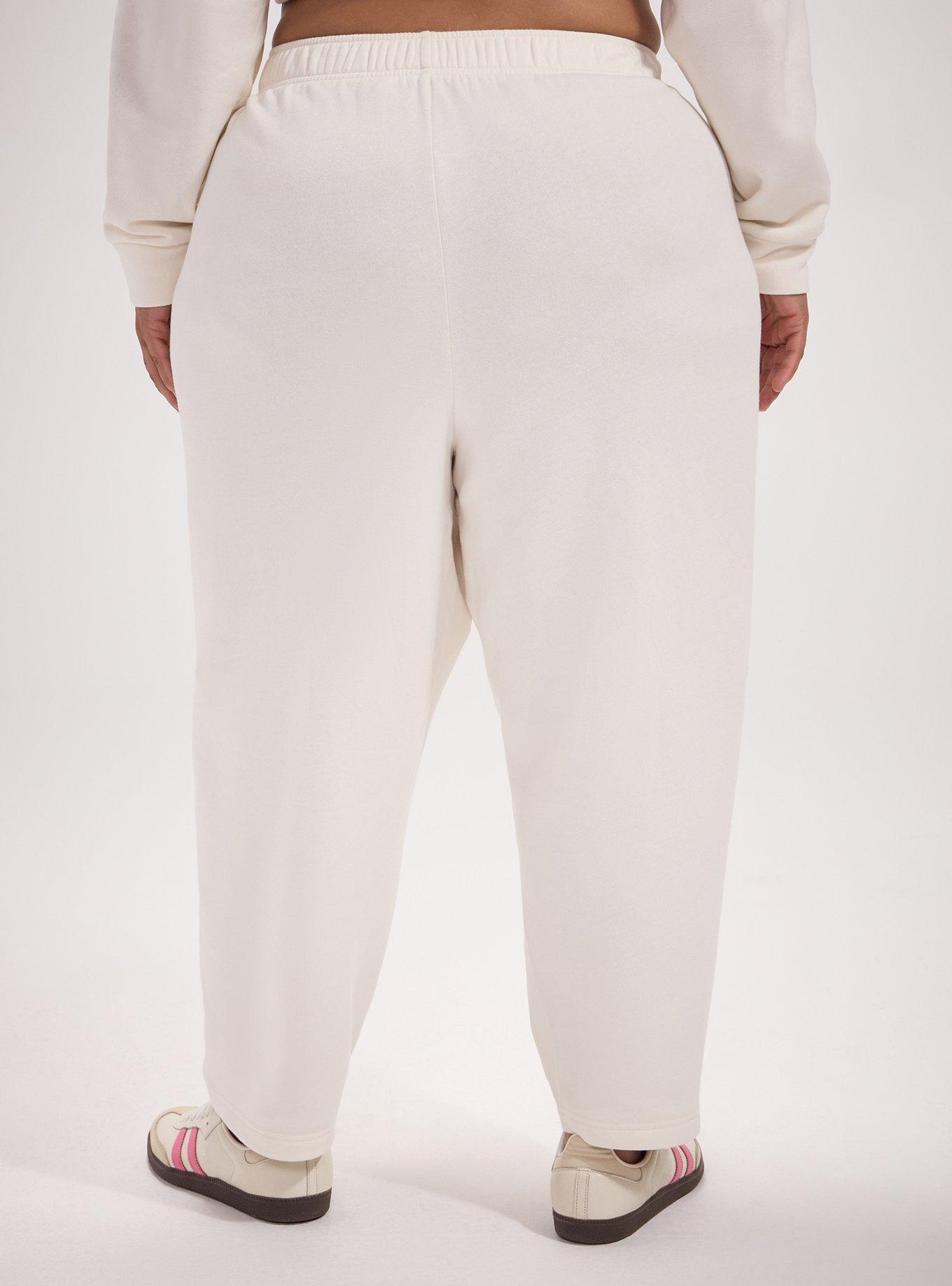 TRU Cozy Fleece Active Barrel Pant, WHISPER WHITE, alternate