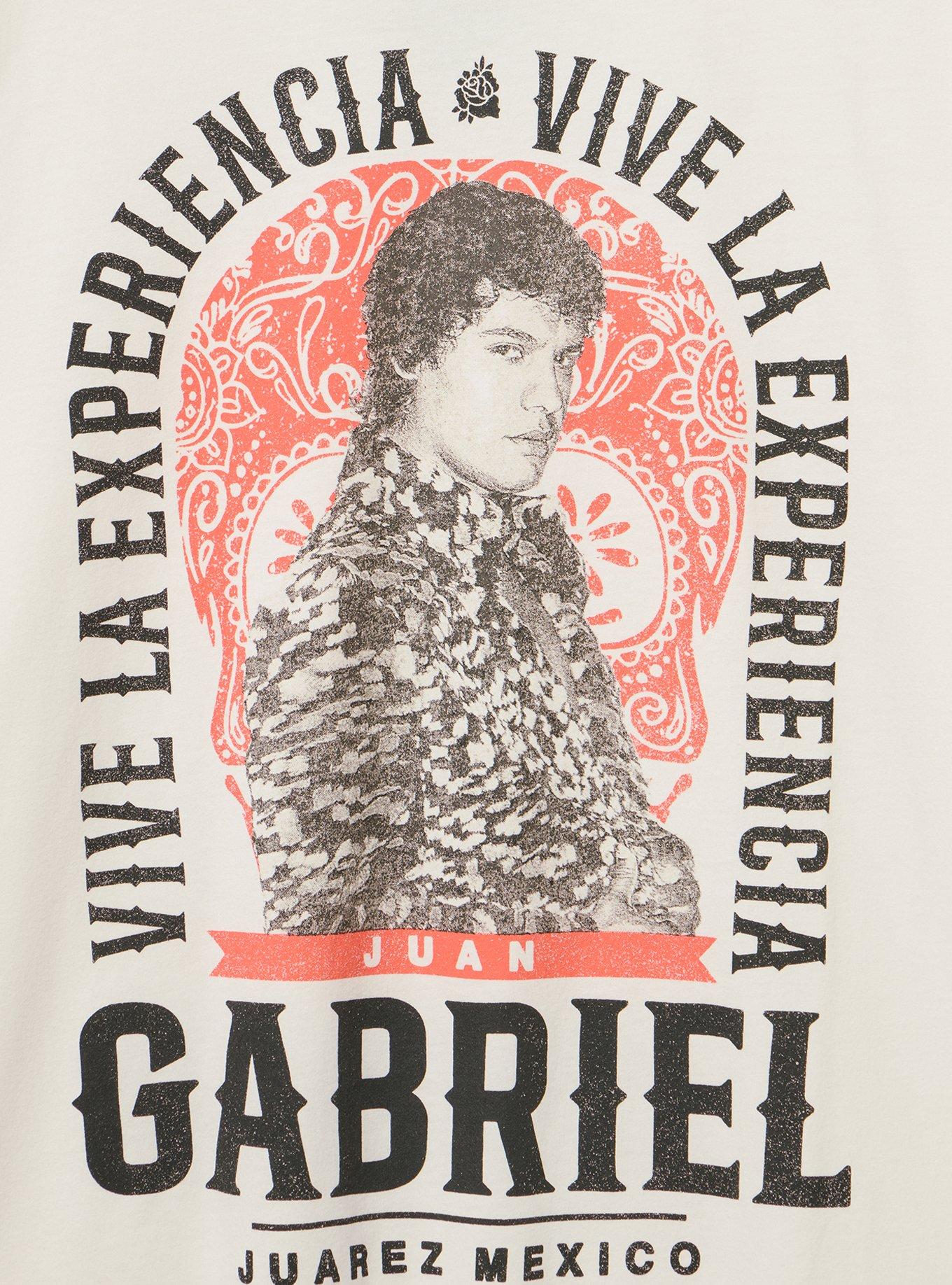 Juan Gabriel Classic Cotton Crew Tee, WHISPER WHITE, alternate