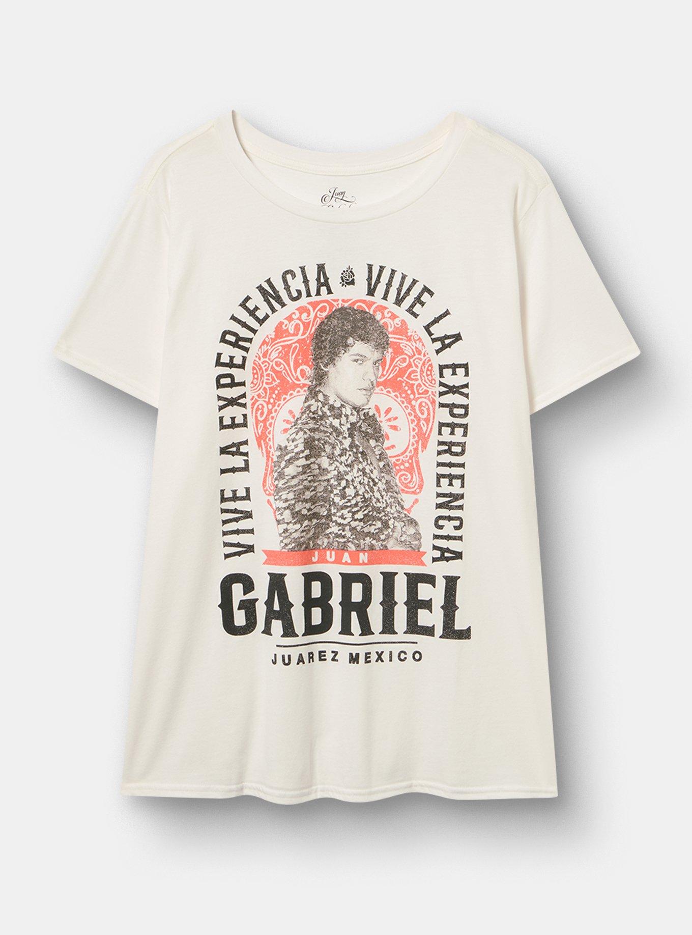 Juan Gabriel Classic Cotton Crew Tee, WHISPER WHITE, hi-res