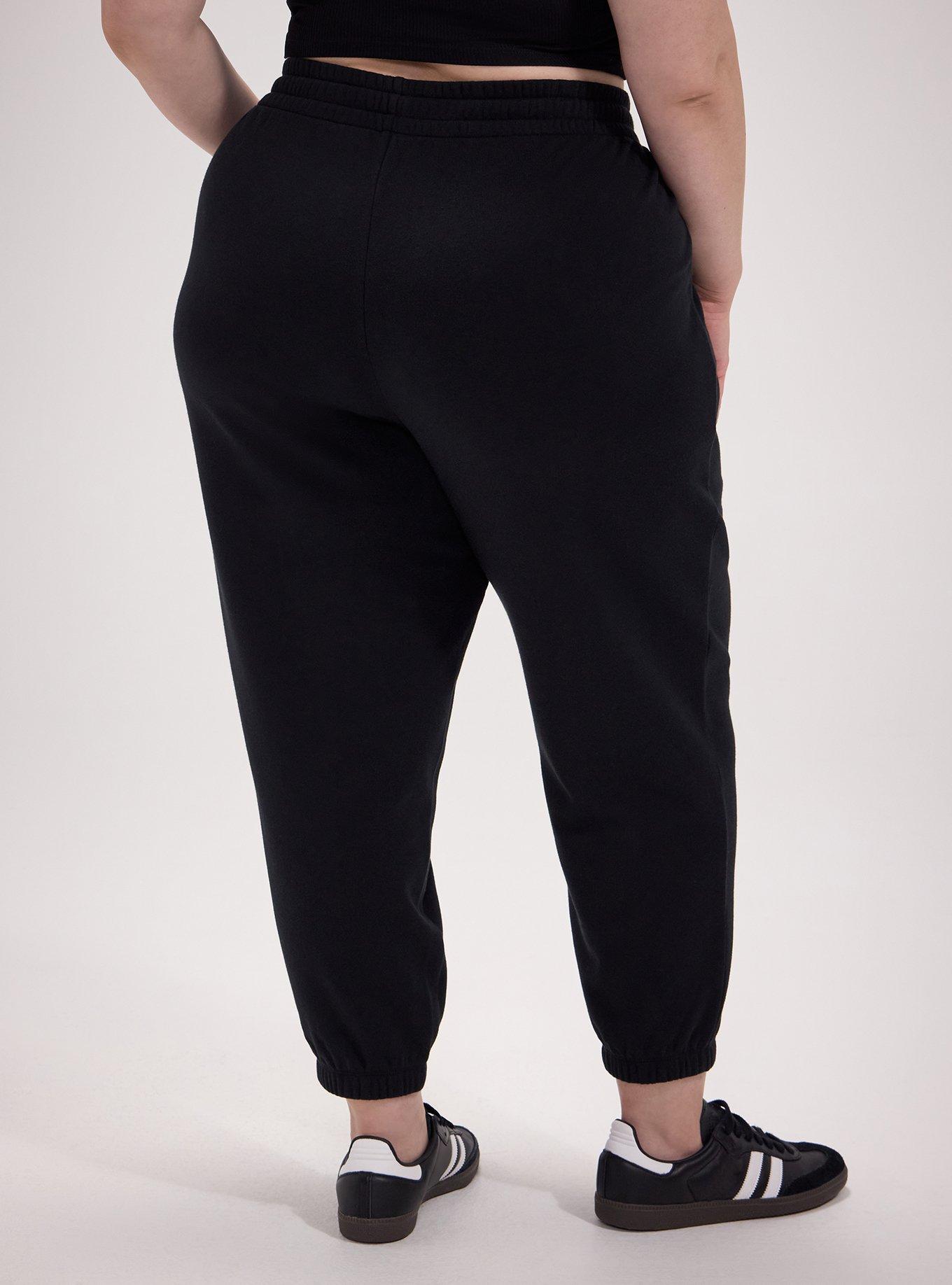 TRU Cozy Fleece Classic Fit Jogger, DEEP BLACK, alternate