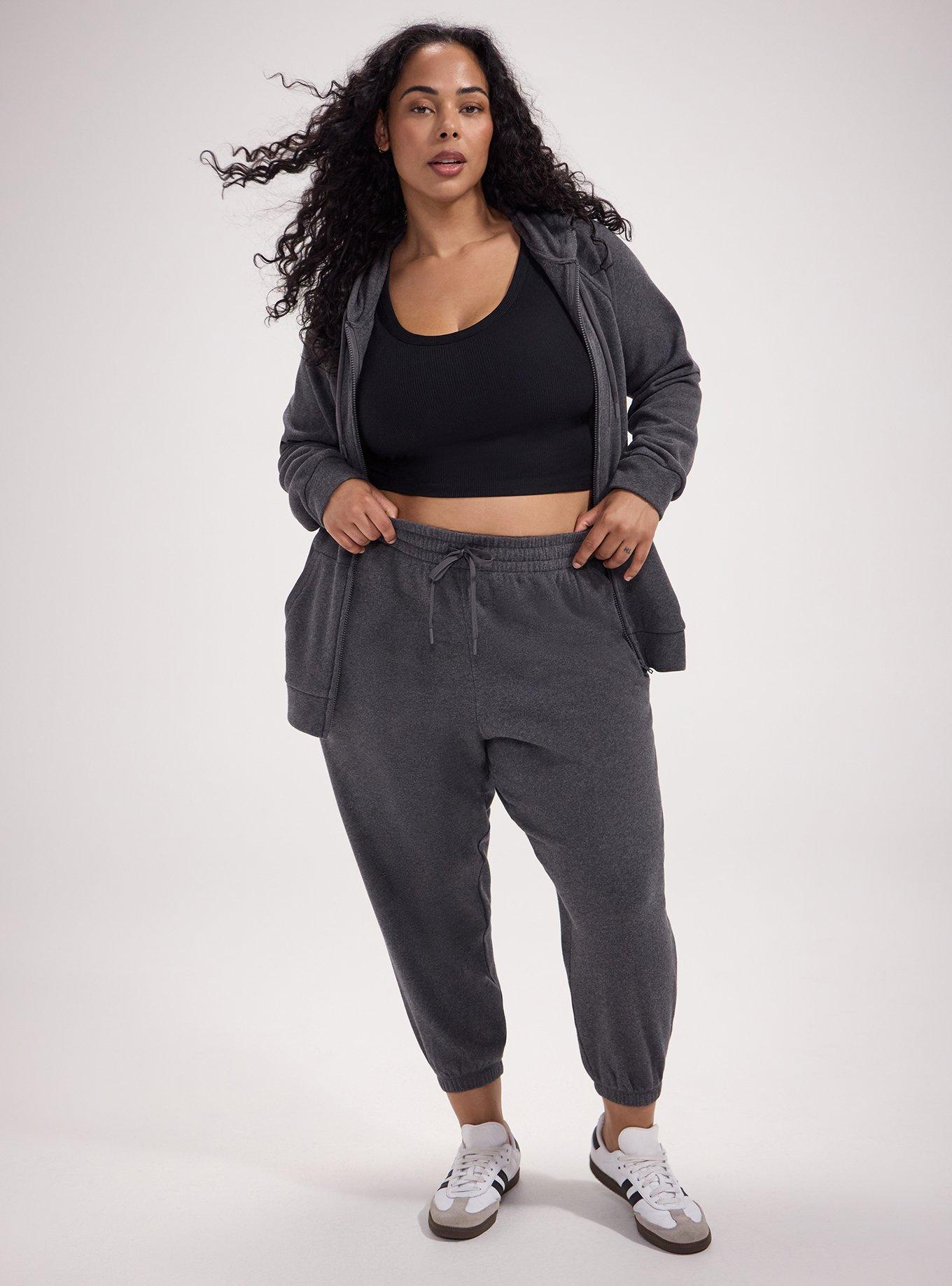 TRU Cozy Fleece Classic Fit Jogger, CHARCOAL HEATHER, alternate