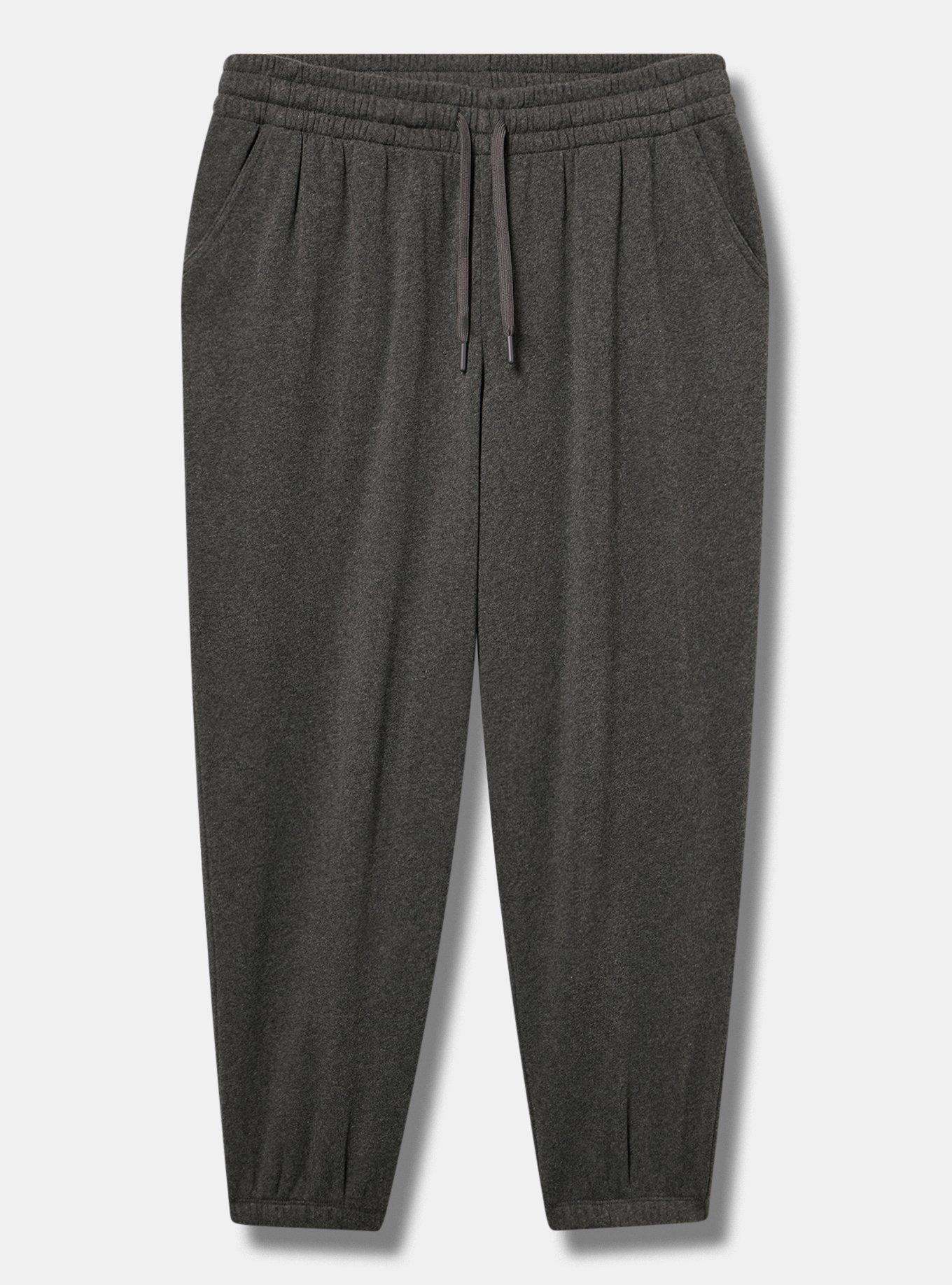 TRU Cozy Fleece Classic Fit Jogger, CHARCOAL HEATHER, flat