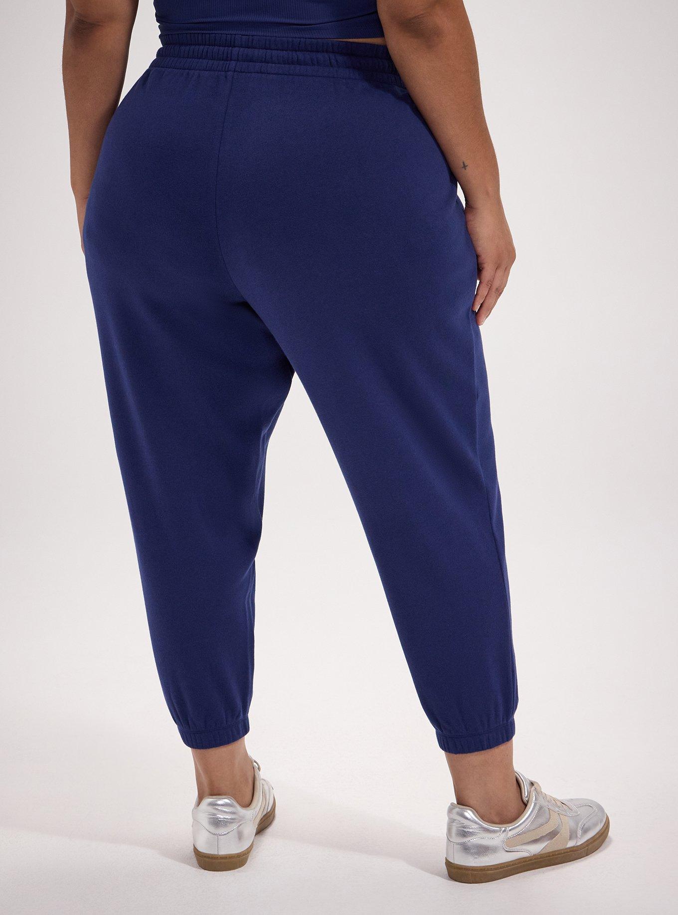 Plus Size TRU Super Soft Fleece Classic Fit Jogger, MEDIEVAL BLUE, alternate