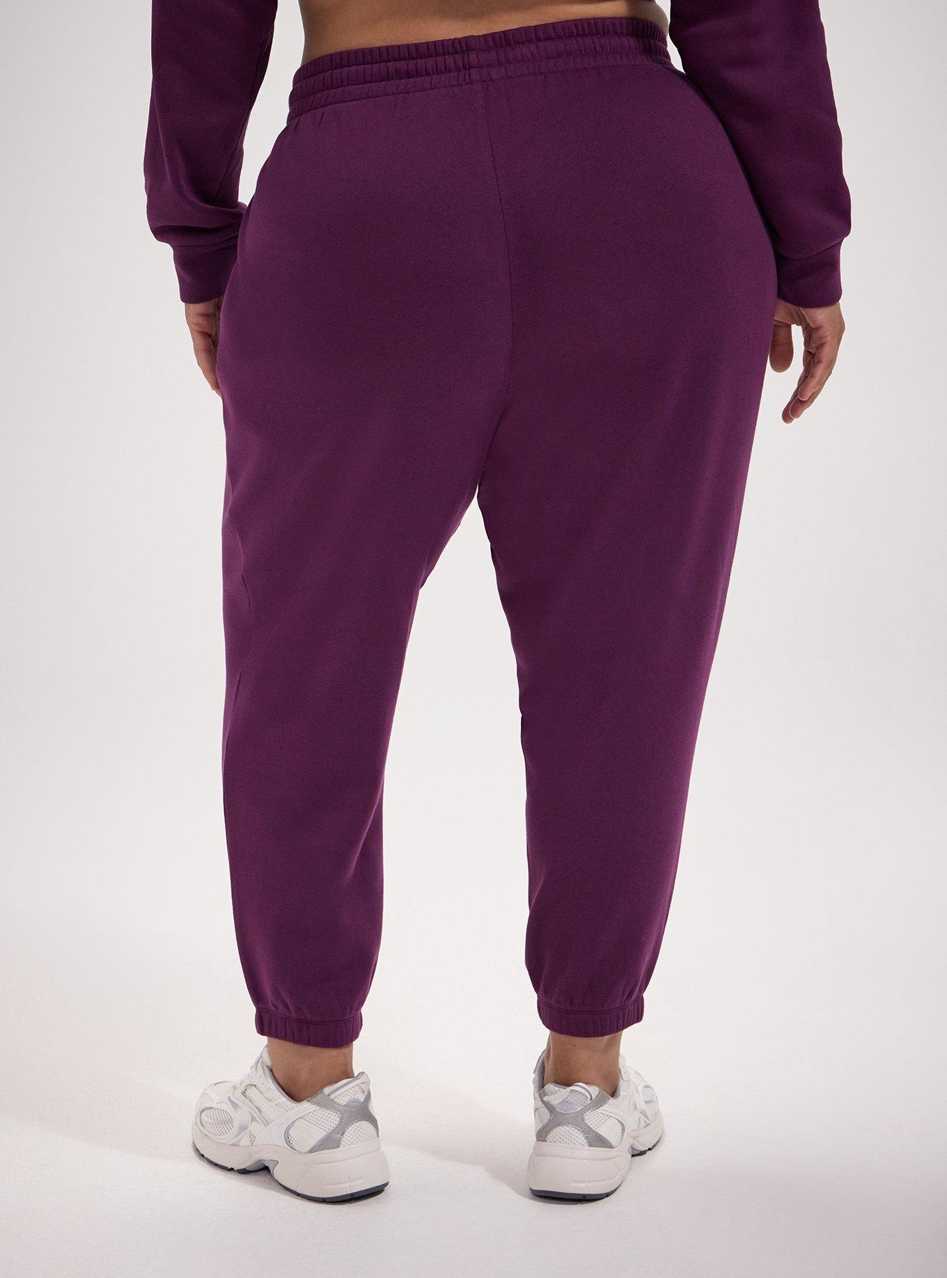 Plus Size TRU Super Soft Fleece Classic Fit Jogger, WINTER BLOOM, alternate