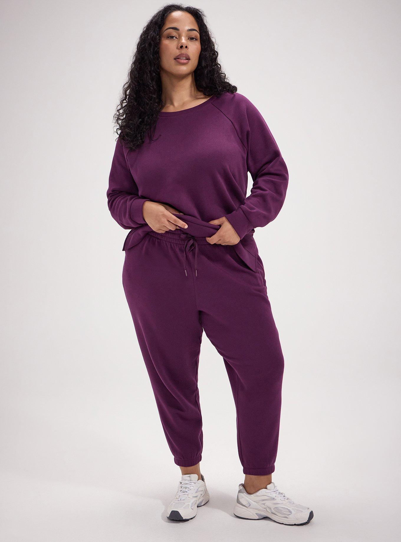 Plus Size TRU Super Soft Fleece Classic Fit Jogger, WINTER BLOOM, hi-res