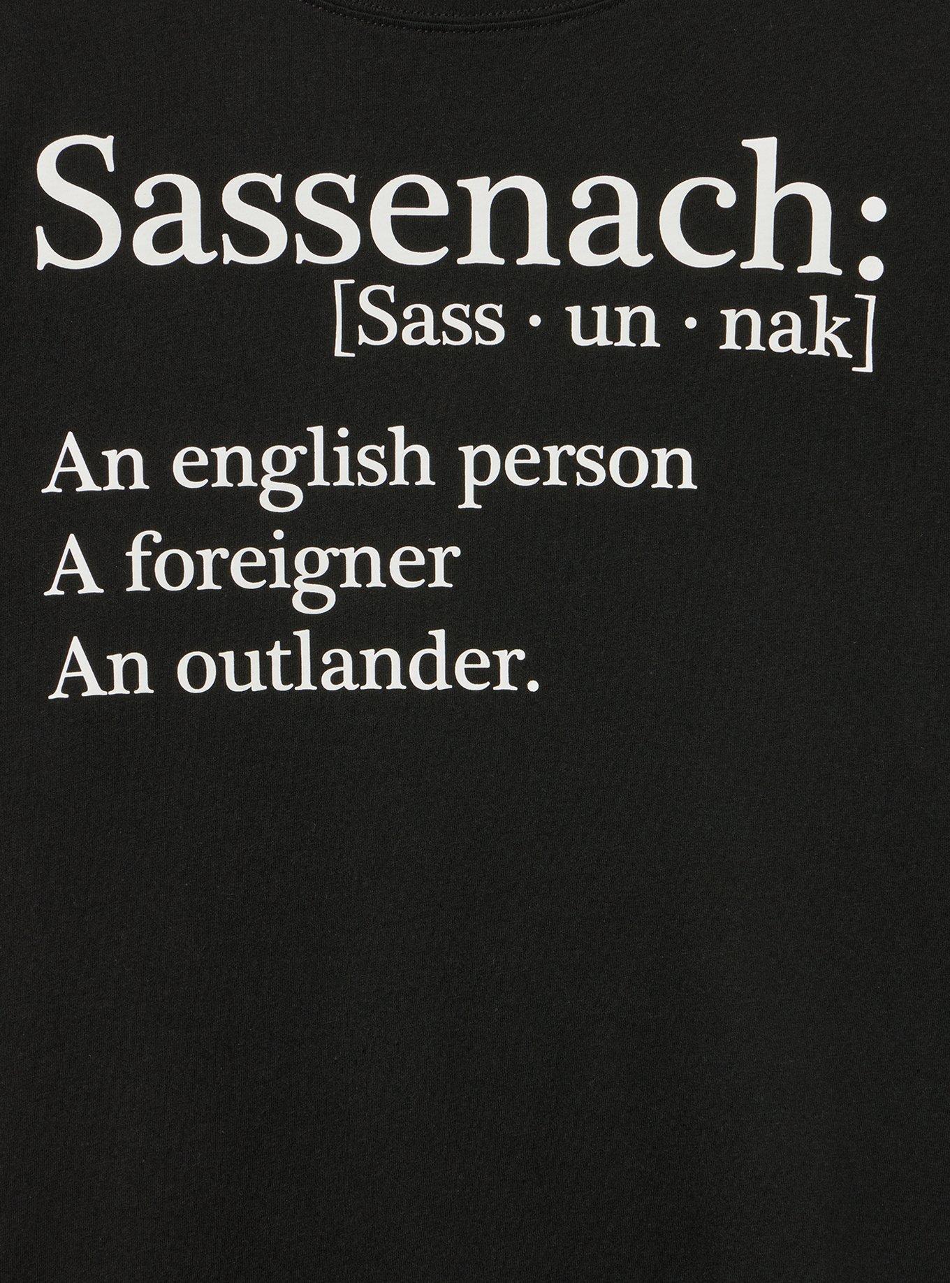 Plus Size Outlander Classic Cotton Crew Tee, DEEP BLACK, alternate