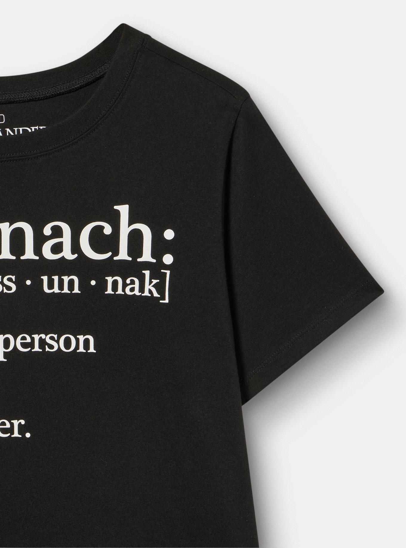 Plus Size Outlander Classic Cotton Crew Tee, DEEP BLACK, alternate