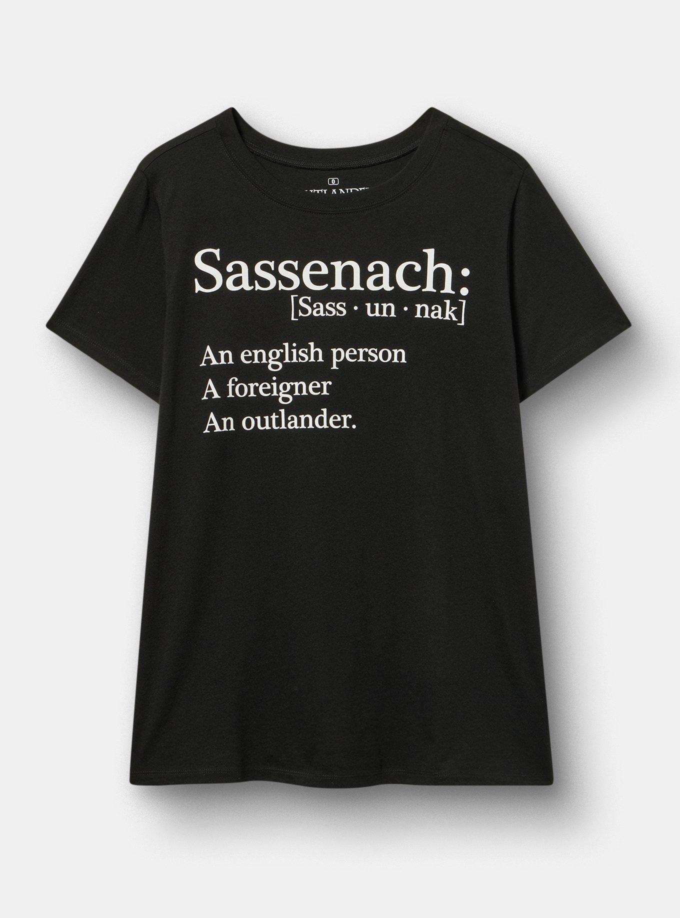 Plus Size Outlander Classic Cotton Crew Tee, DEEP BLACK, hi-res