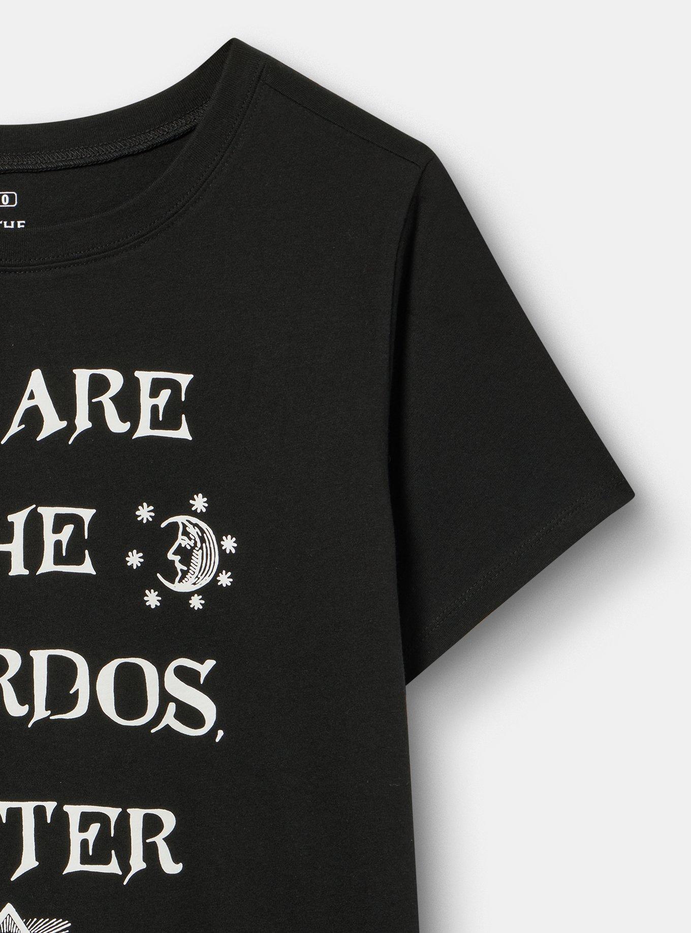Plus Size The Craft Classic Cotton Crew Tee, DEEP BLACK, alternate