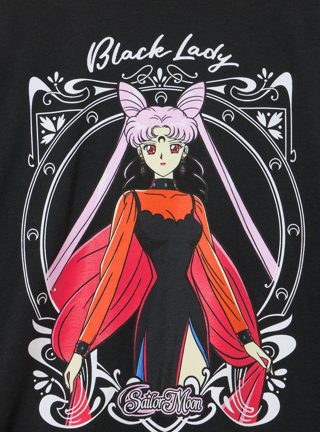 Sailor Moon Classic Cotton Crew Tee, DEEP BLACK, alternate