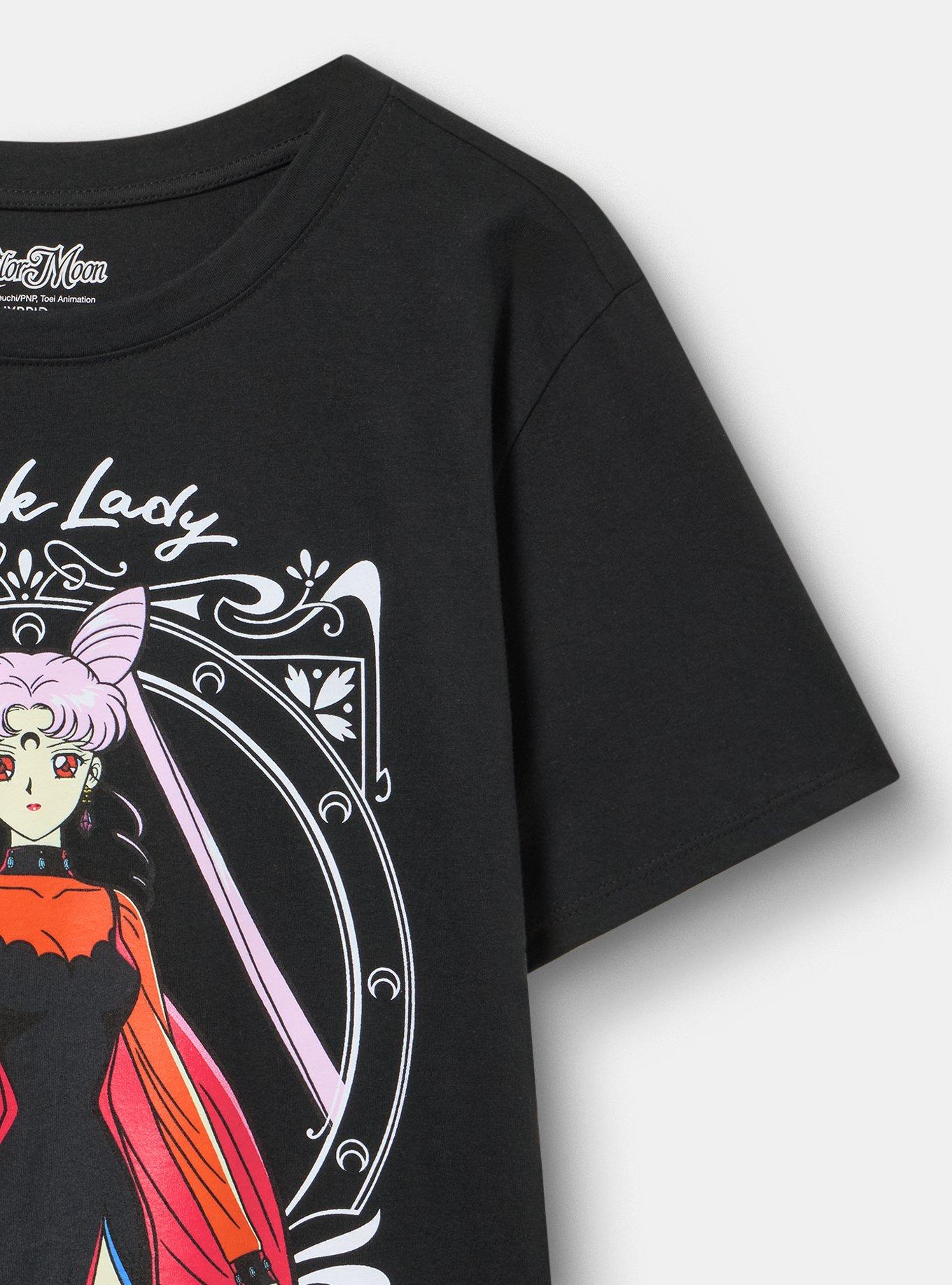 Sailor Moon Classic Cotton Crew Tee, DEEP BLACK, alternate