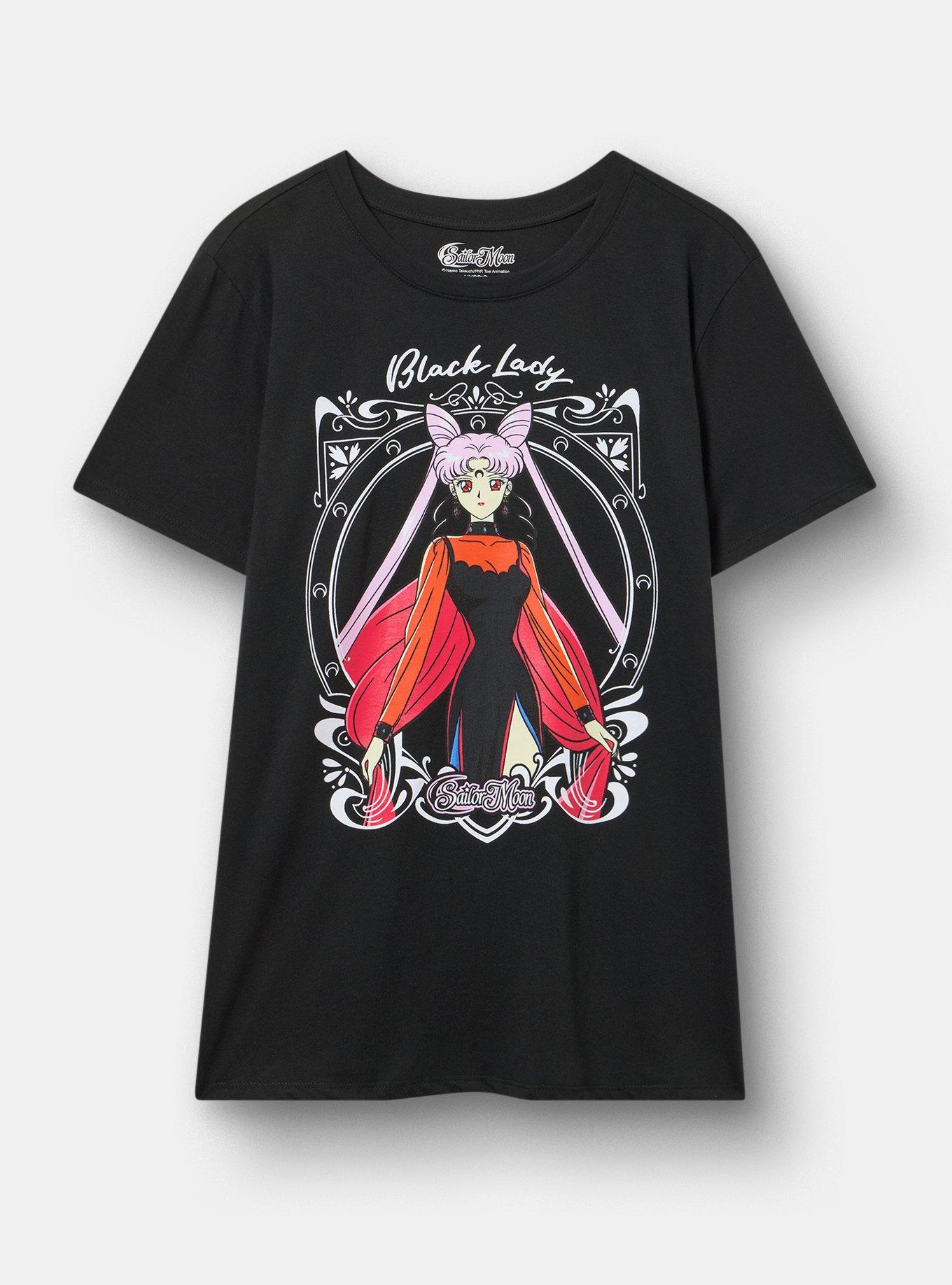 Sailor Moon Classic Cotton Crew Tee, DEEP BLACK, hi-res