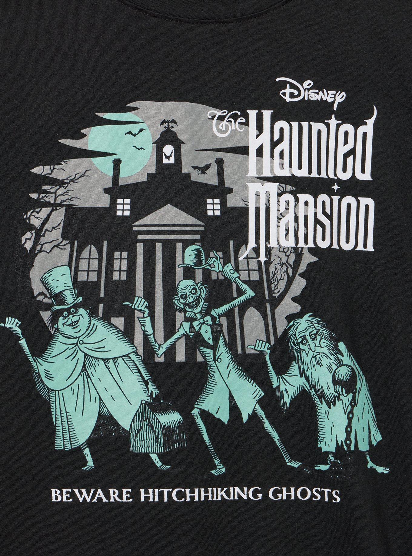 Disney The Haunted Mansion Classic Cotton Crew Tee, DEEP BLACK, alternate