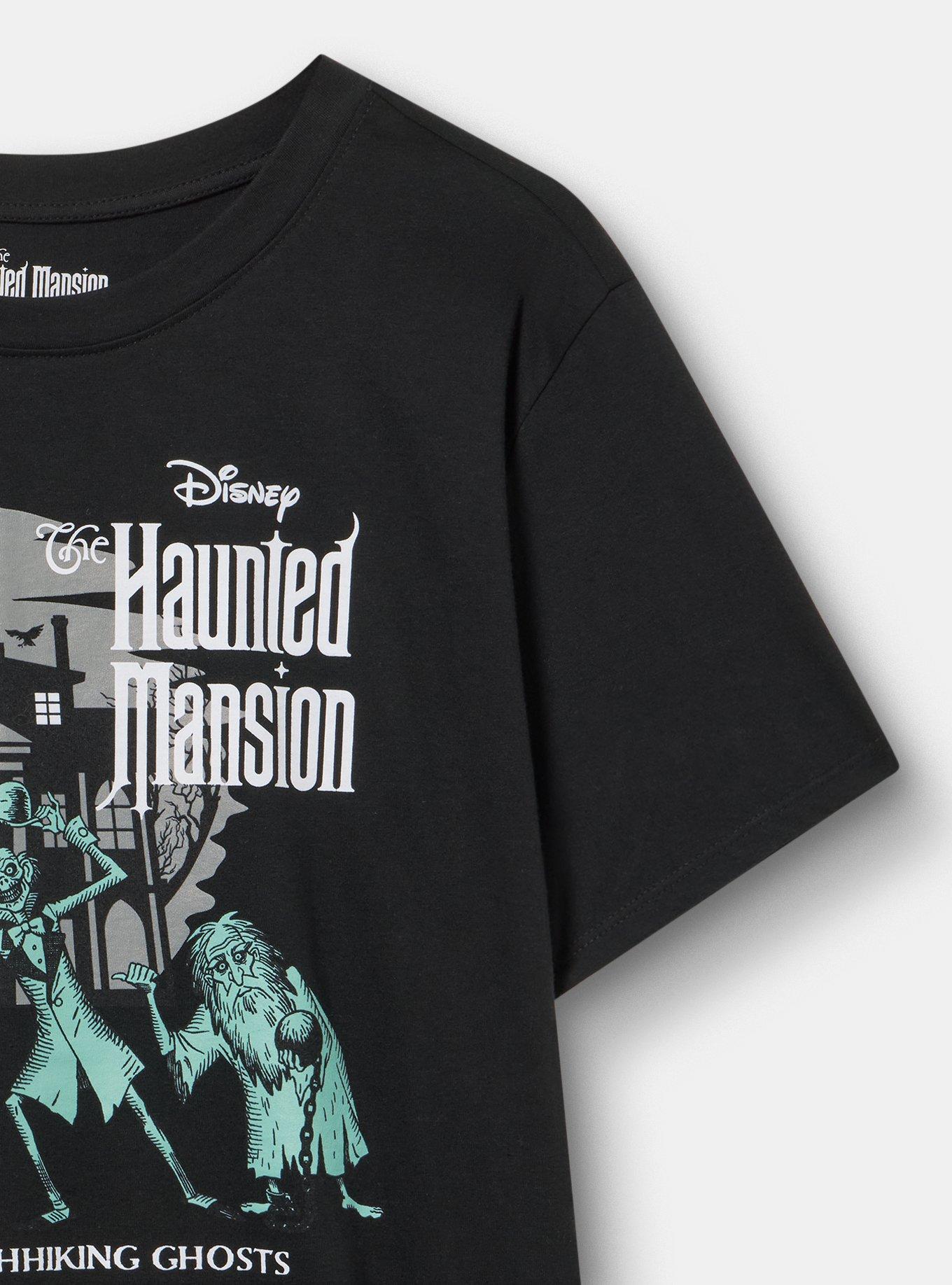 Disney The Haunted Mansion Classic Cotton Crew Tee, DEEP BLACK, alternate