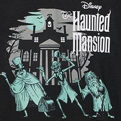 Disney The Haunted Mansion Classic Cotton Crew Tee, DEEP BLACK, swatch