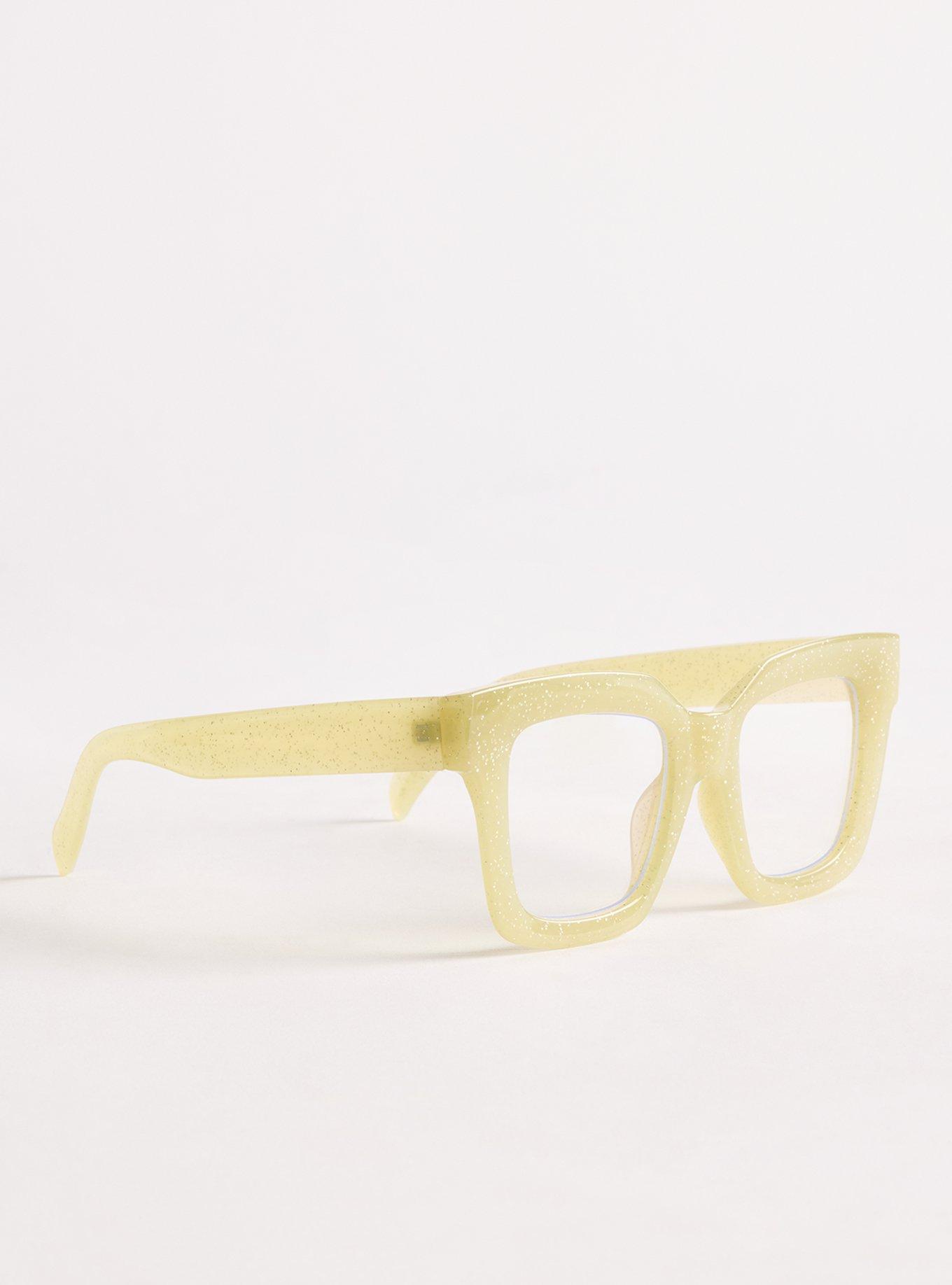Plus Size Square Blue Light Lens Sunglasses, , alternate