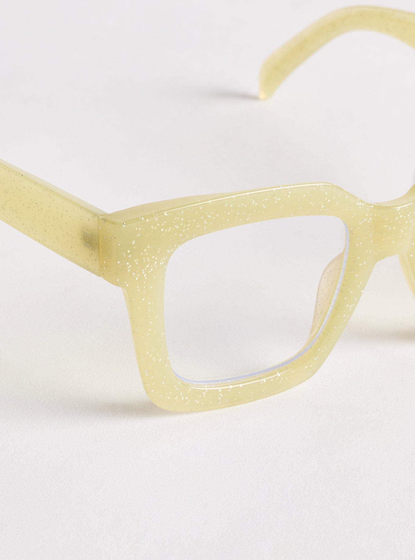 Plus Size Square Blue Light Lens Sunglasses, , alternate