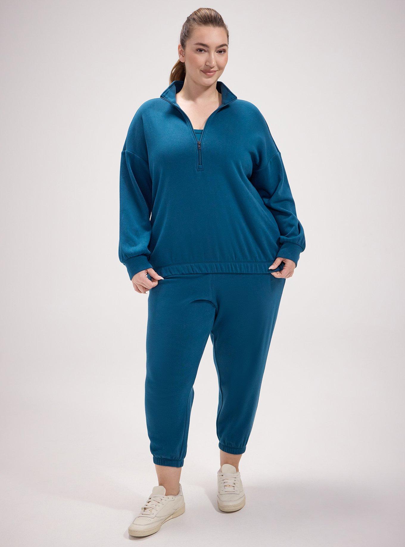 TRU Super Soft Fleece Half-Zip Active Pullover, LEGION BLUE, alternate