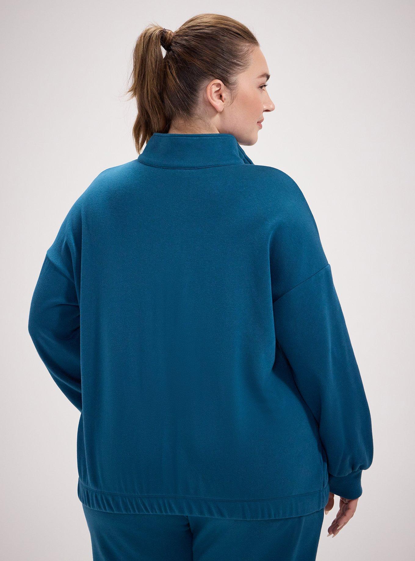 TRU Super Soft Fleece Half-Zip Active Pullover, LEGION BLUE, alternate