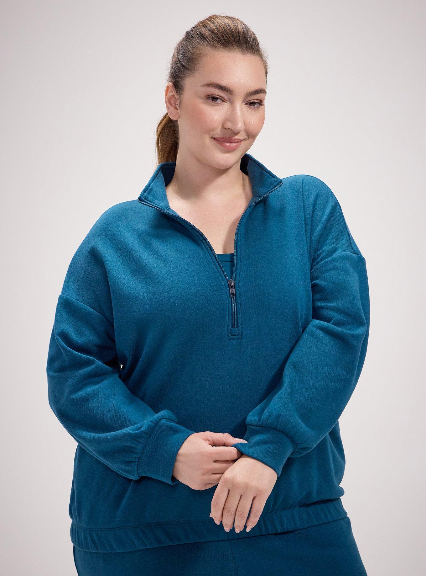 TRU Super Soft Fleece Half-Zip Active Pullover, LEGION BLUE, hi-res