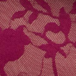Plus Size Unlined Shadow Floral Lace Longline Bralette, PURPLE POTION, swatch