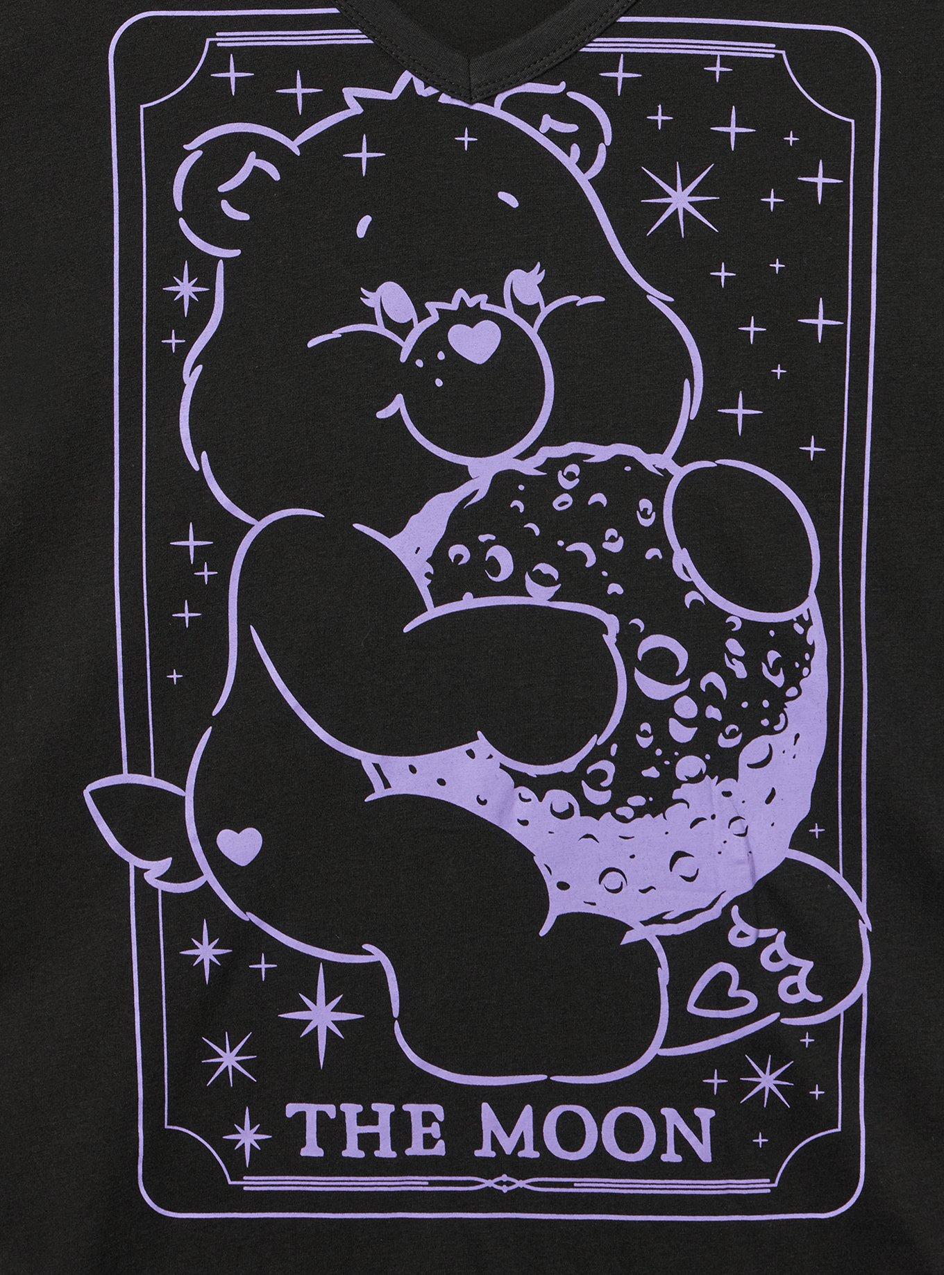 Plus Size Care Bears Classic Cotton V-Neck Tee, DEEP BLACK, alternate