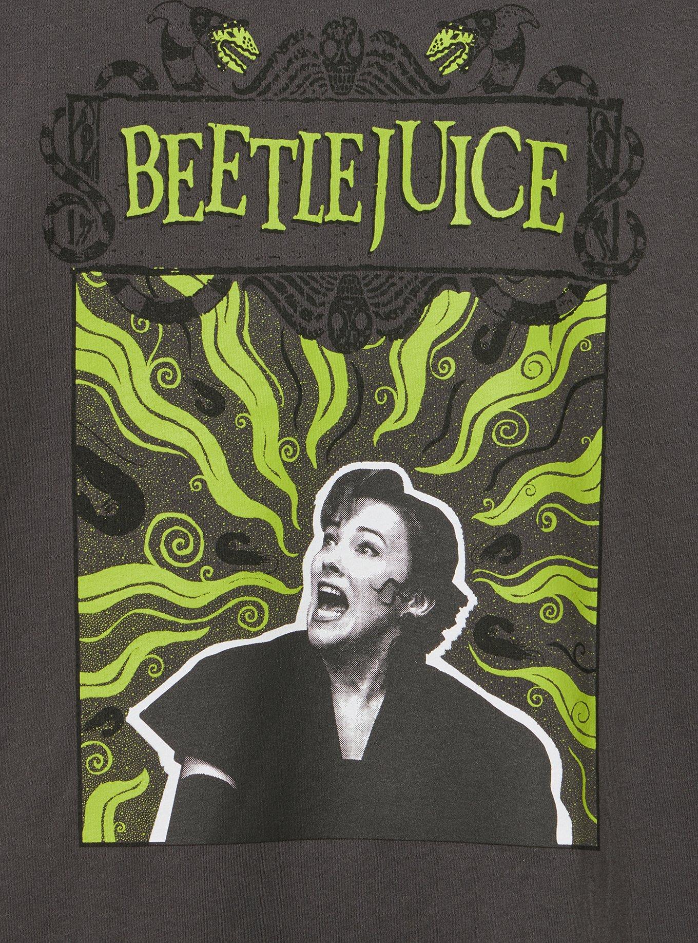 Plus Size Beetlejuice Classic Cotton Crew Tee, VINTAGE BLACK, alternate