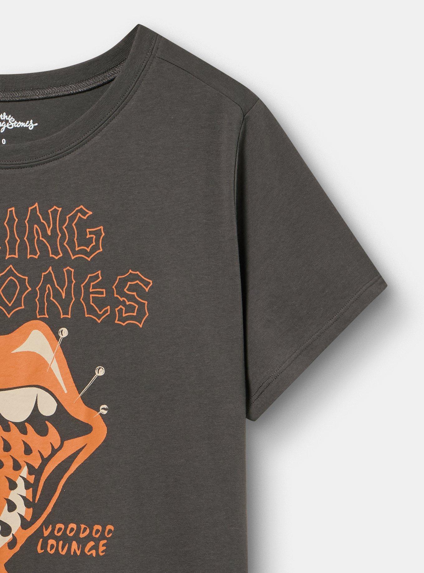 Plus Size Rolling Stones Classic Cotton Crew Tee, VINTAGE BLACK, alternate