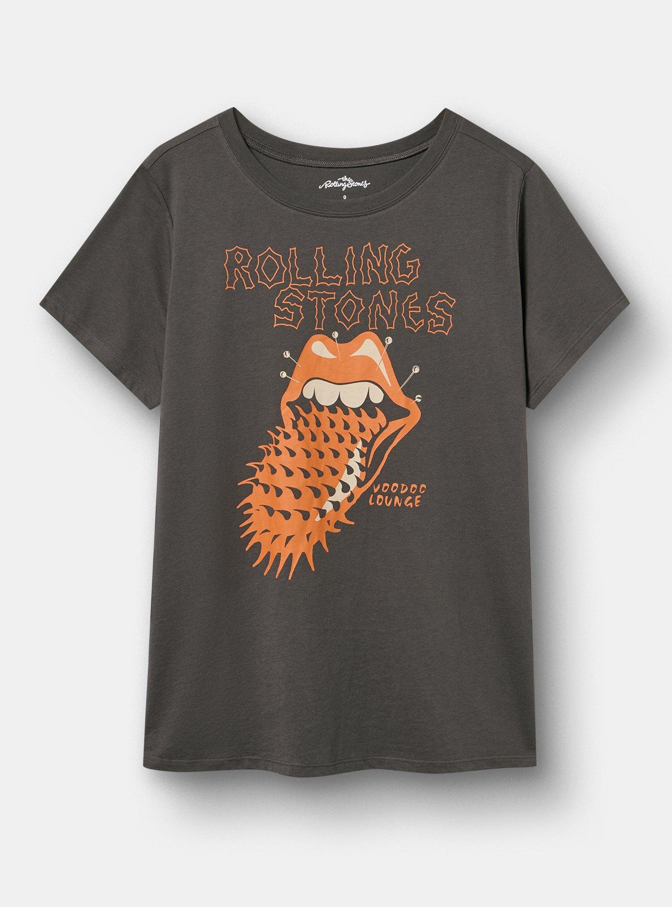 Plus Size Rolling Stones Classic Cotton Crew Tee, VINTAGE BLACK, hi-res