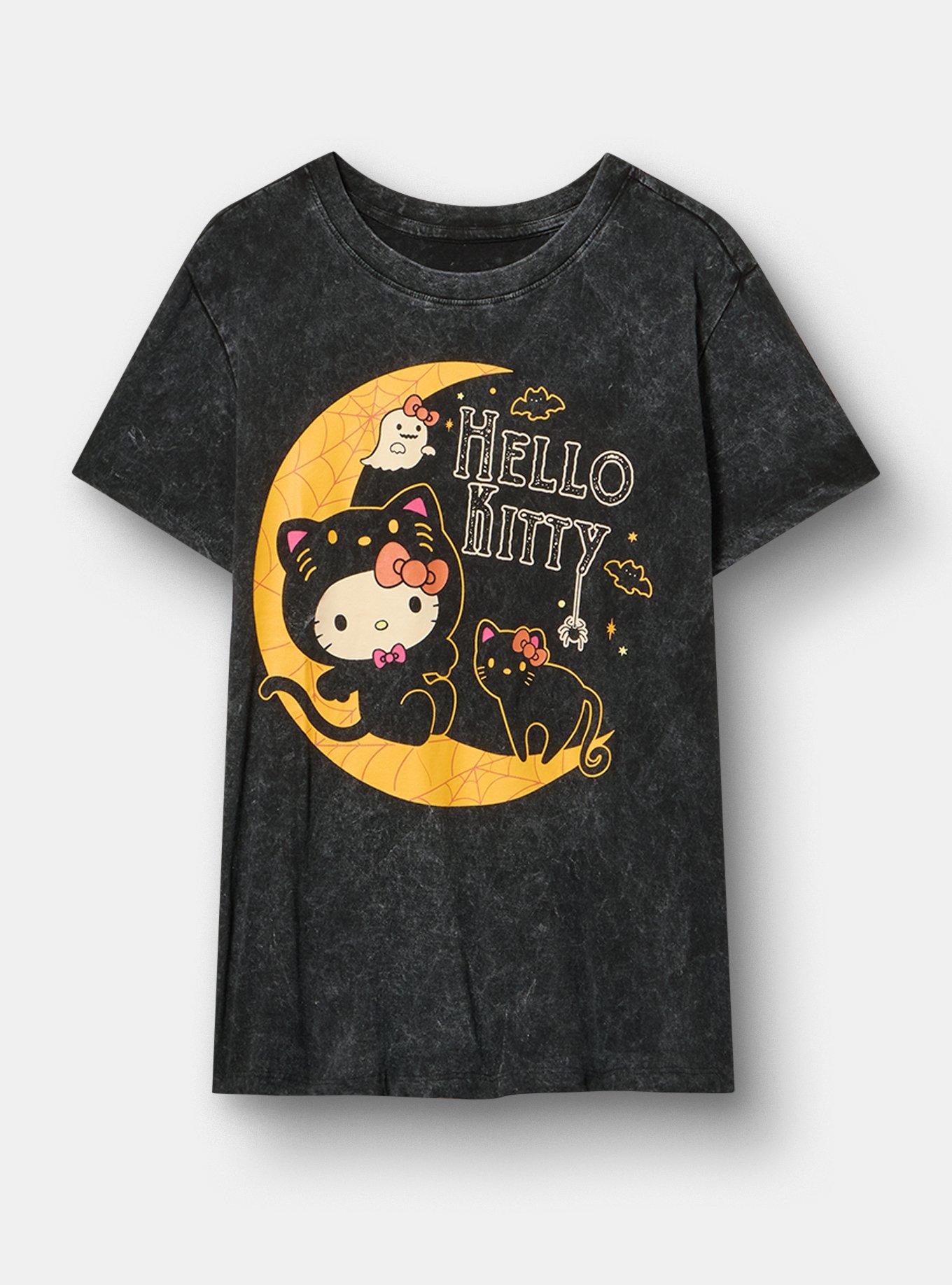 Hello Kitty Halloween Classic Cotton Crew Tee, BLACK MULTI, hi-res