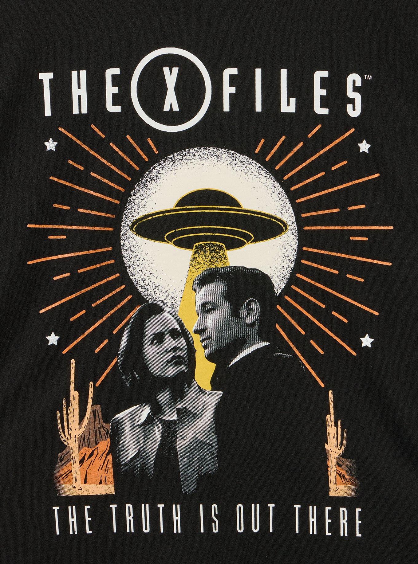 The X-Files Relaxed Cotton Crew Tee, DEEP BLACK, alternate