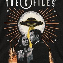 The X-Files Relaxed Cotton Crew Tee, DEEP BLACK, swatch