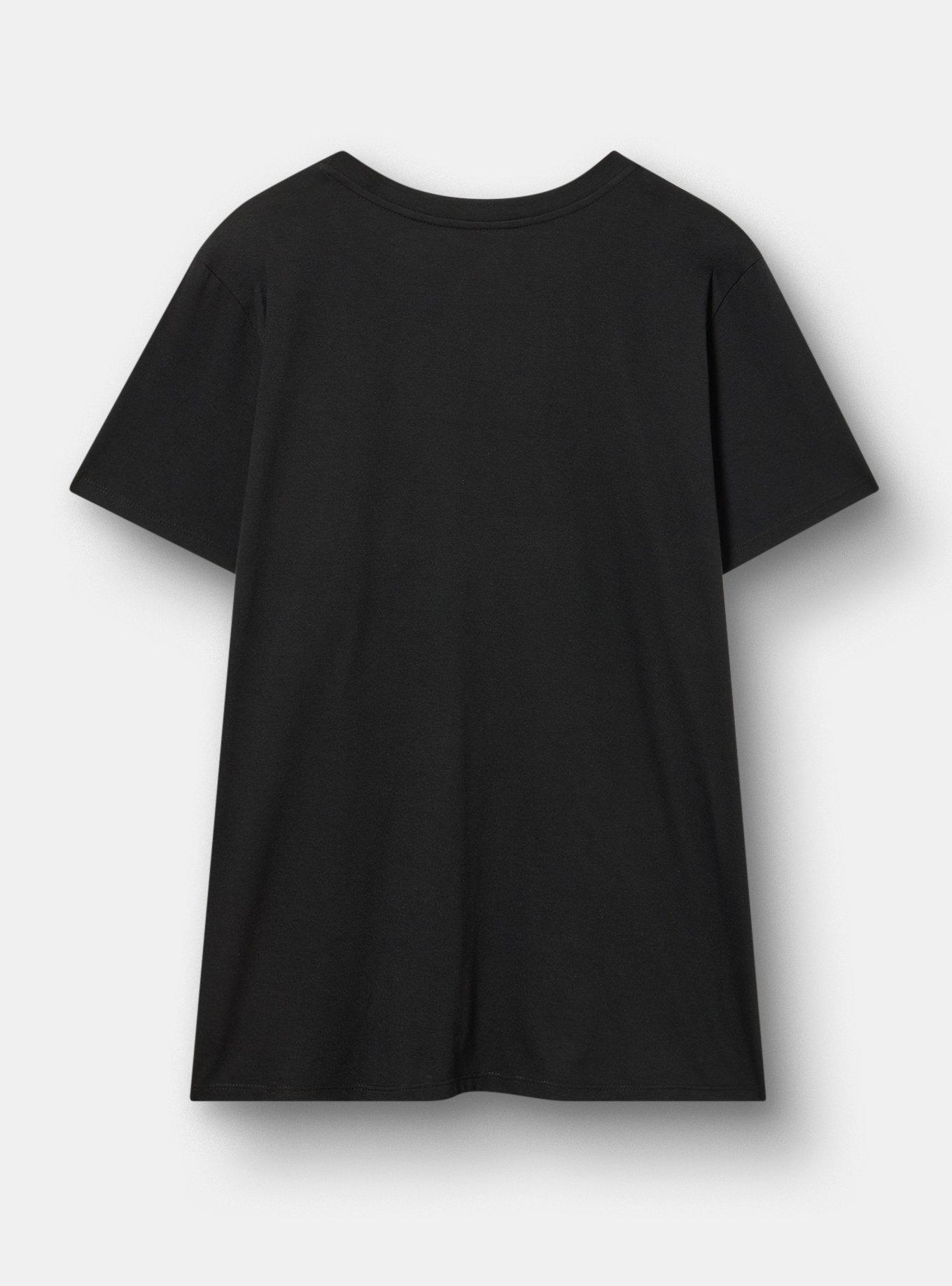 Disney Cinderella Classic Cotton Crew Tee, DEEP BLACK, alternate