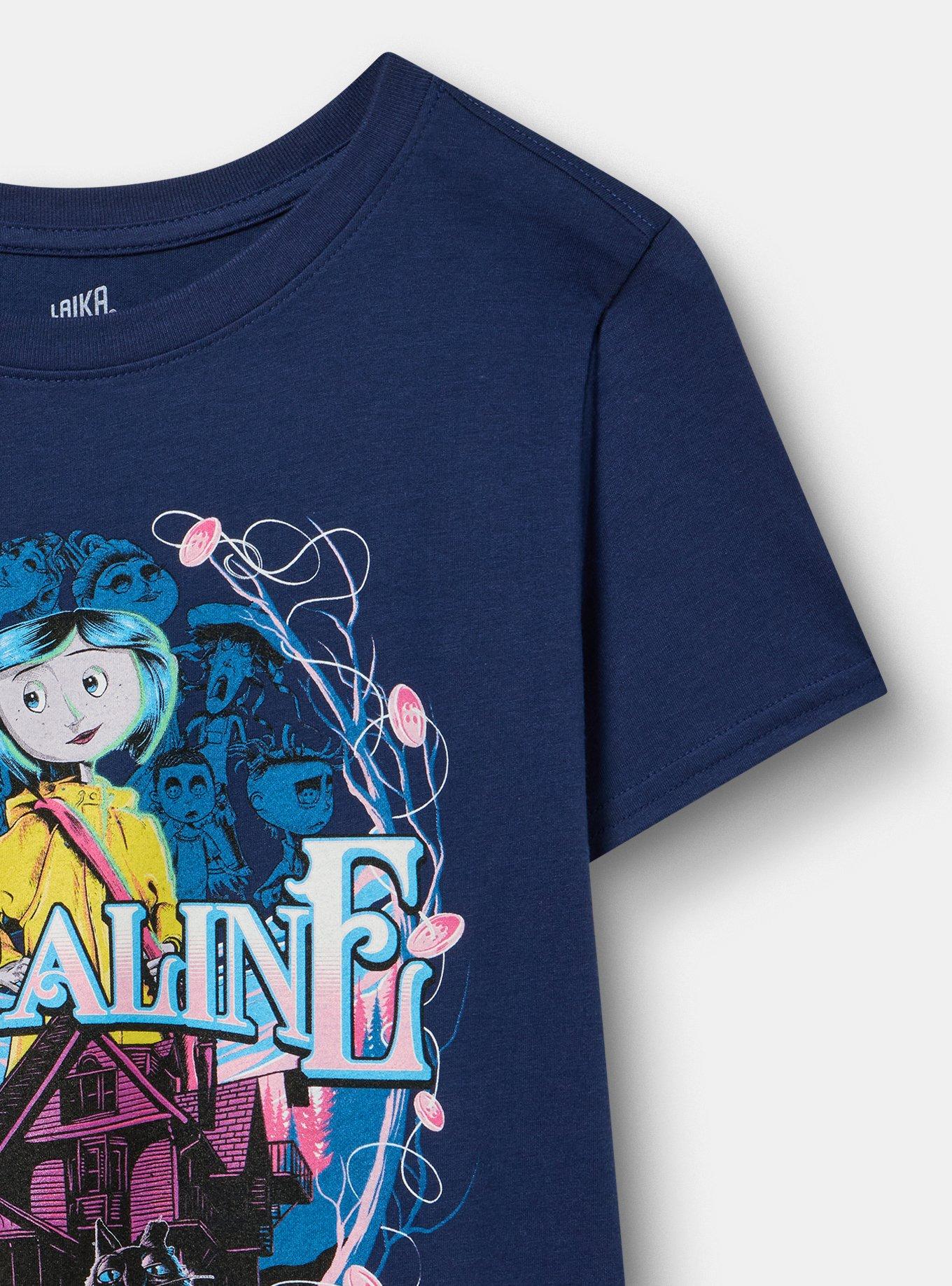 Coraline Classic Cotton Crew Tee, MEDIEVAL BLUE, alternate