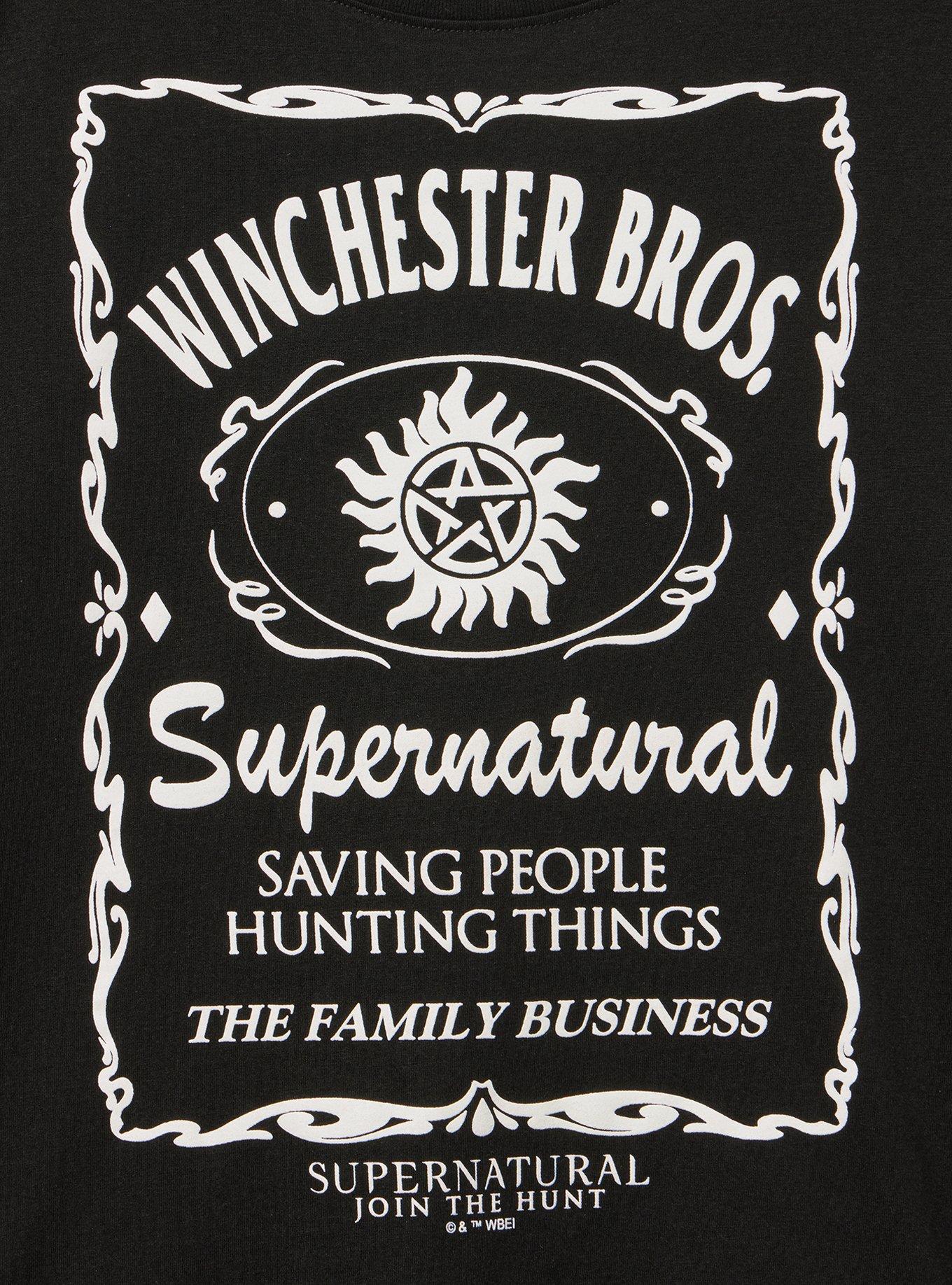 Supernatural Classic Cotton Crew Tee, DEEP BLACK, alternate