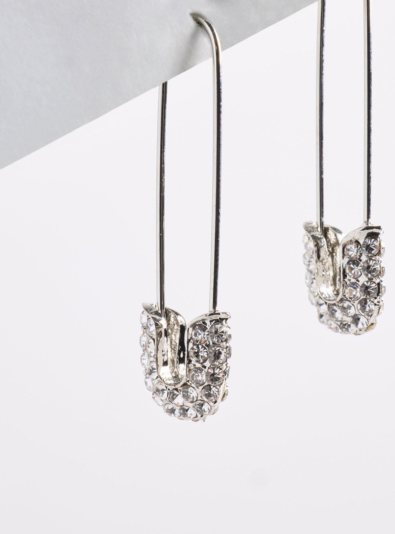 Safety Pin Earring, , alternate