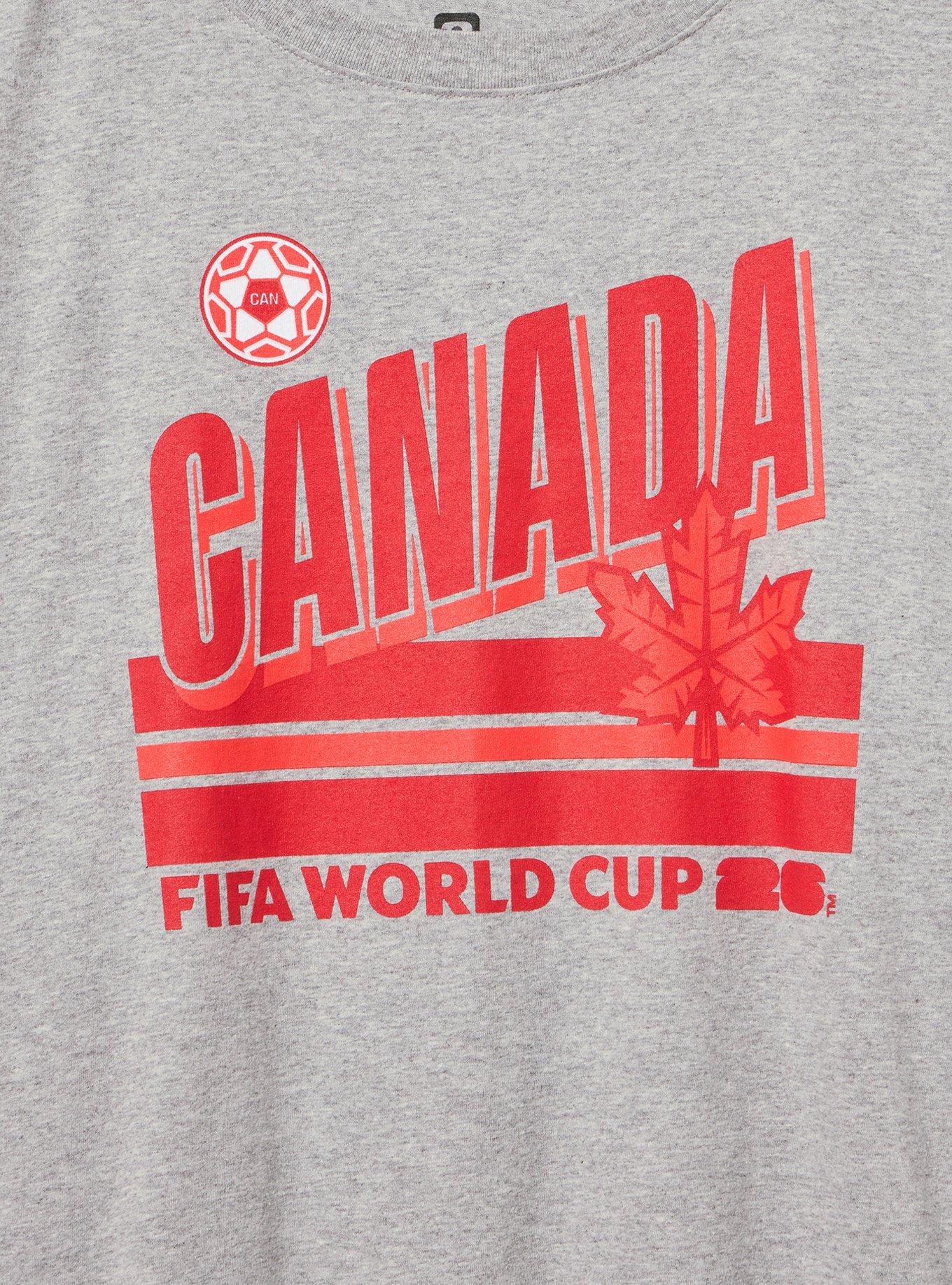 FIFA Team Canada Classic Cotton Crew Tee, HEATHER GREY, alternate