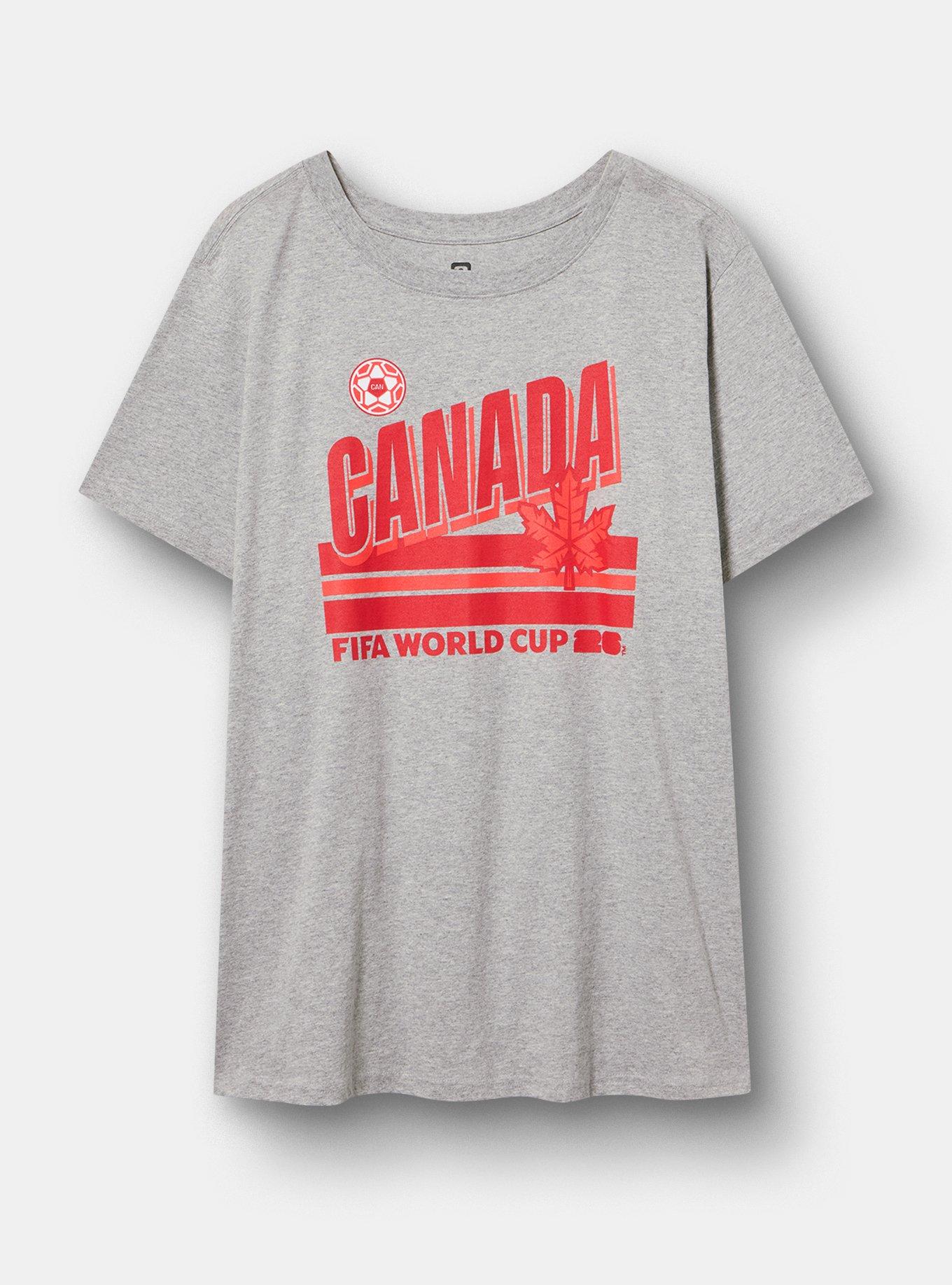 FIFA Team Canada Classic Cotton Crew Tee, HEATHER GREY, hi-res