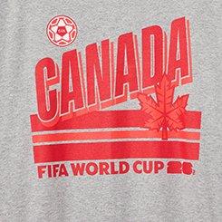 FIFA Team Canada Classic Cotton Crew Tee, HEATHER GREY, swatch
