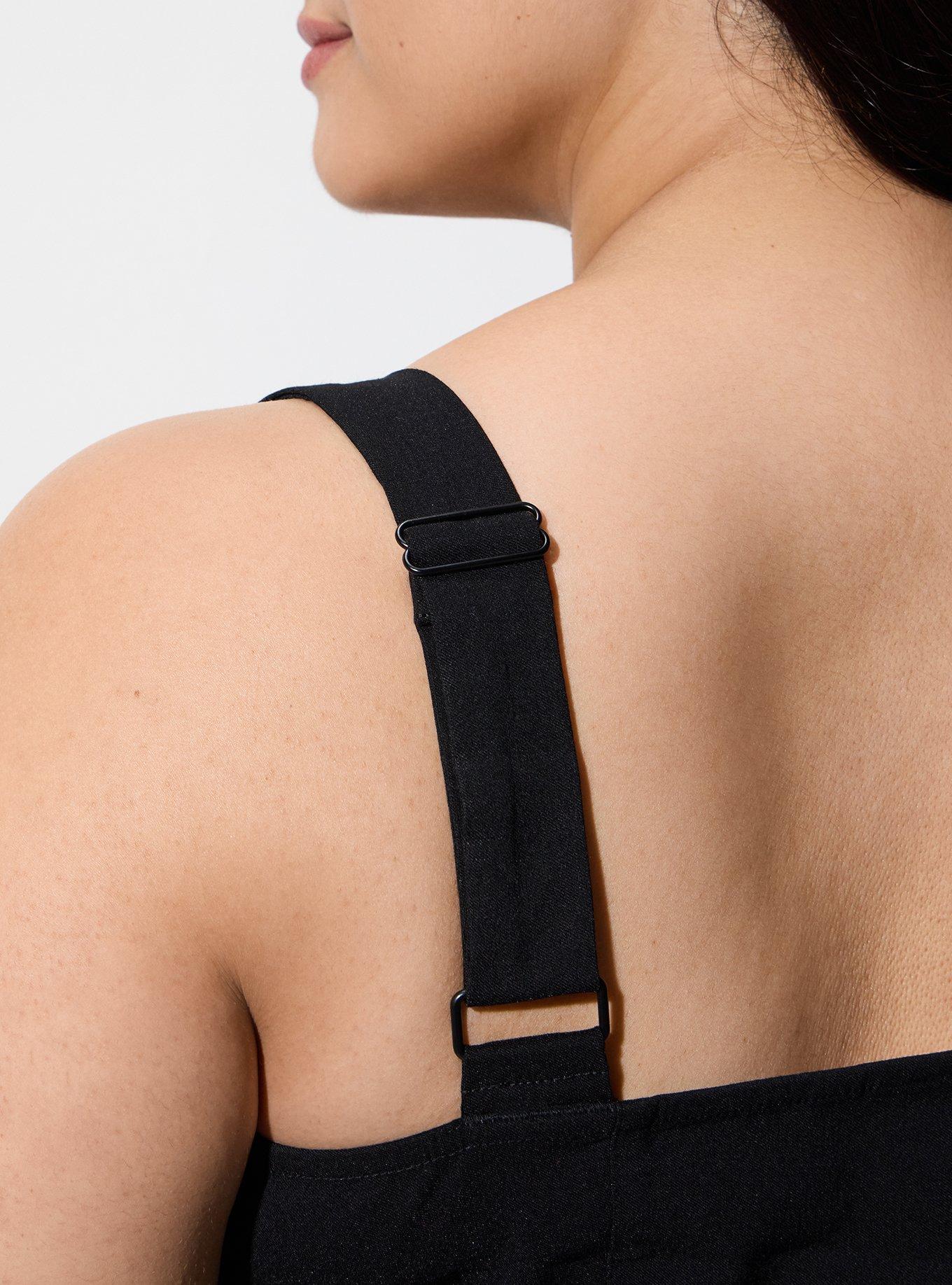 LoveSick Square Neck Top, DEEP BLACK, alternate