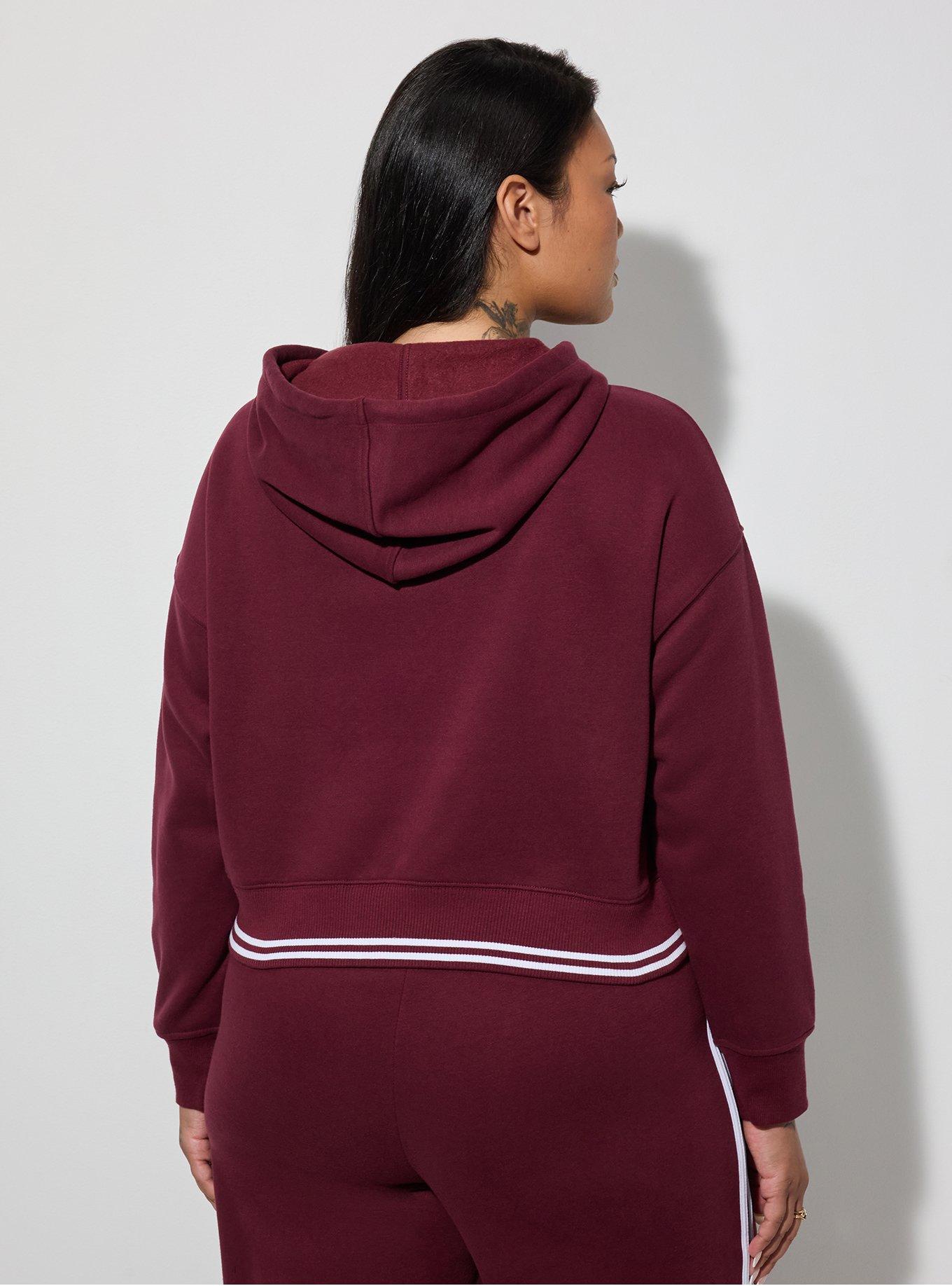 LoveSick Zip-Up Hoodie, MAROON BANNER, alternate